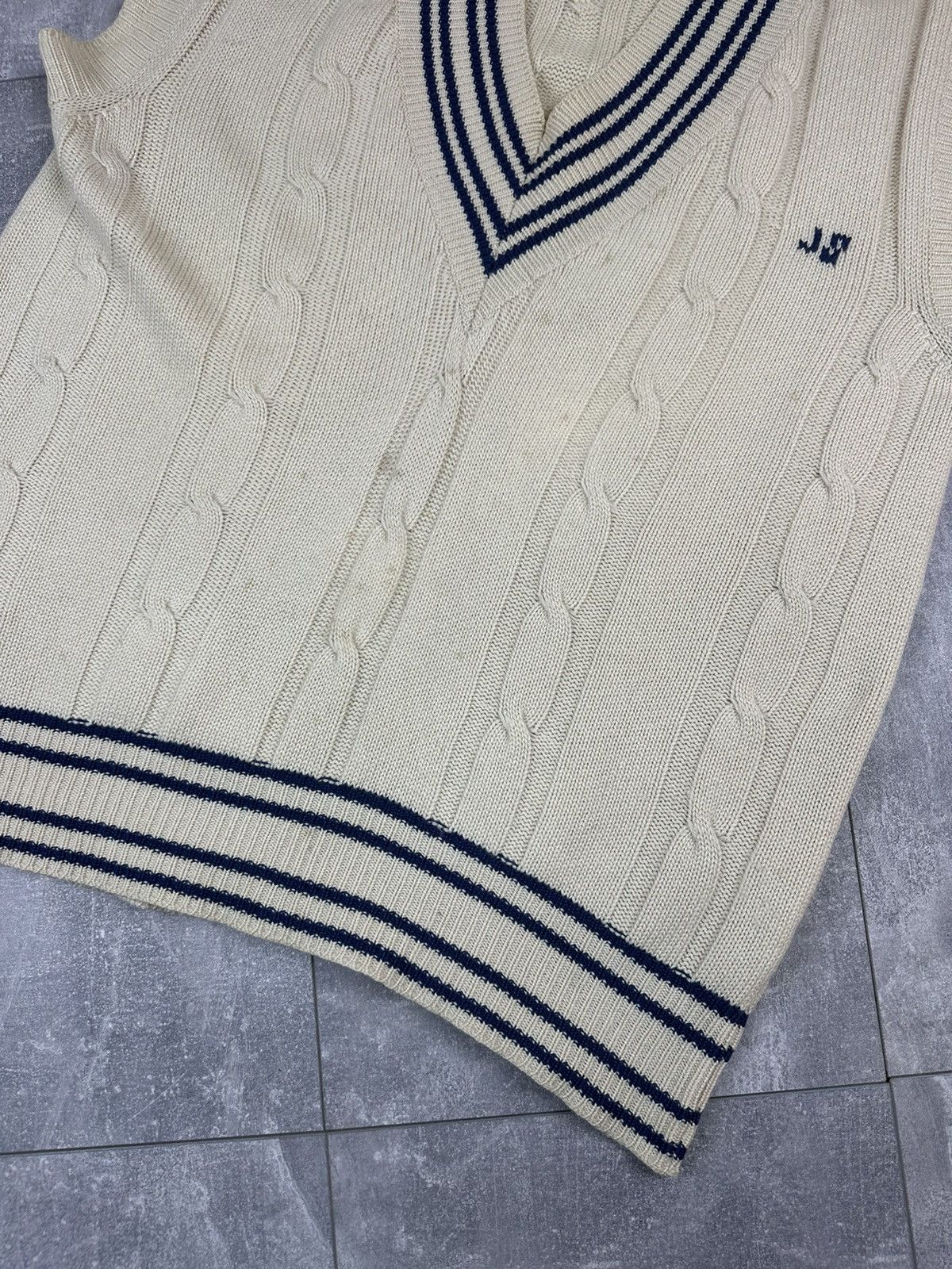 Jil Sander Jil Sander Men Knitted West Sweater Luxury Small Logo Size US XL / EU 56 / 4 - 4 Thumbnail