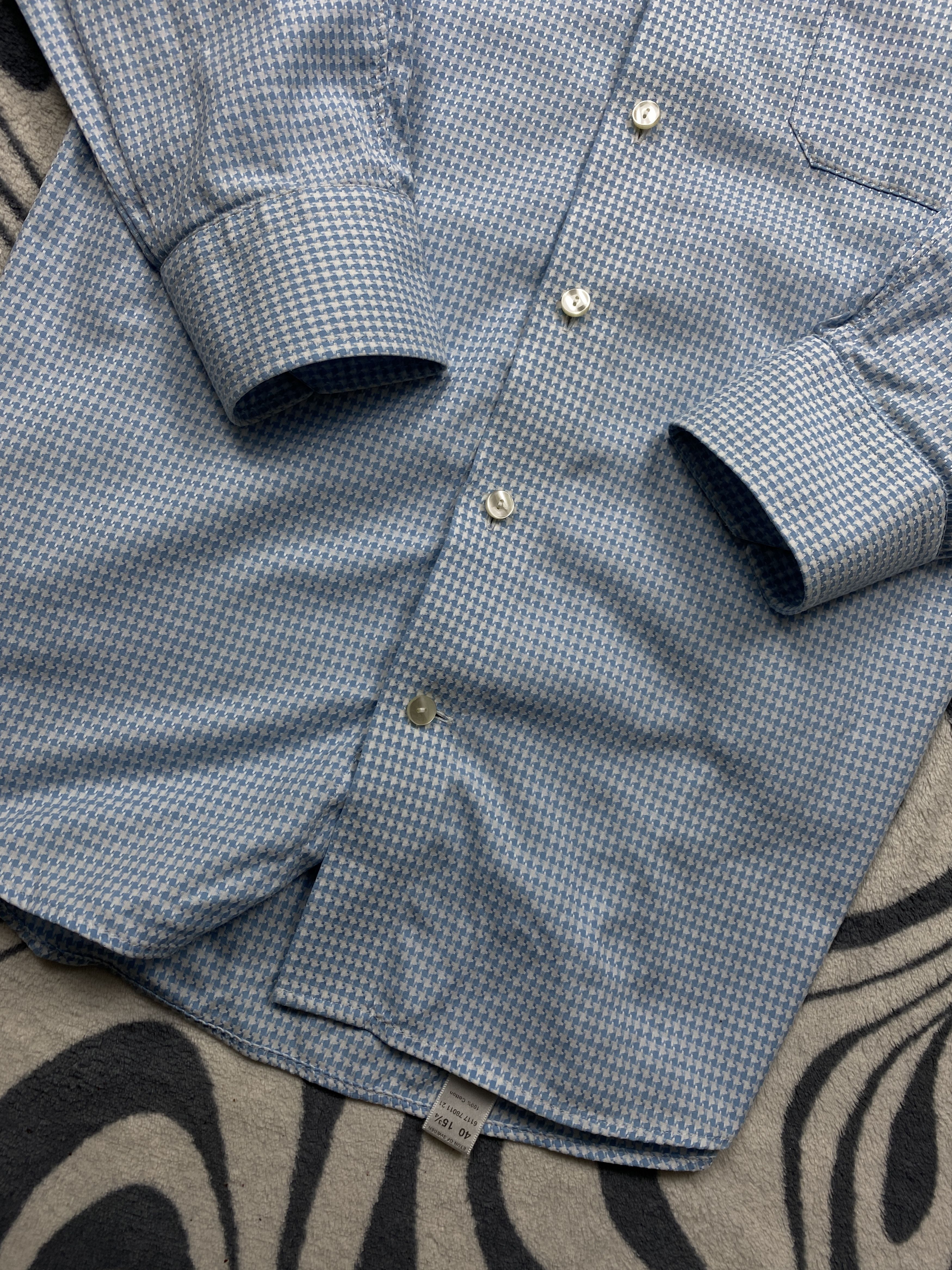 Eton × Vintage Eton Mens Long Sleeve Shirt Size US L / EU 52-54 / 3 - 3 Thumbnail