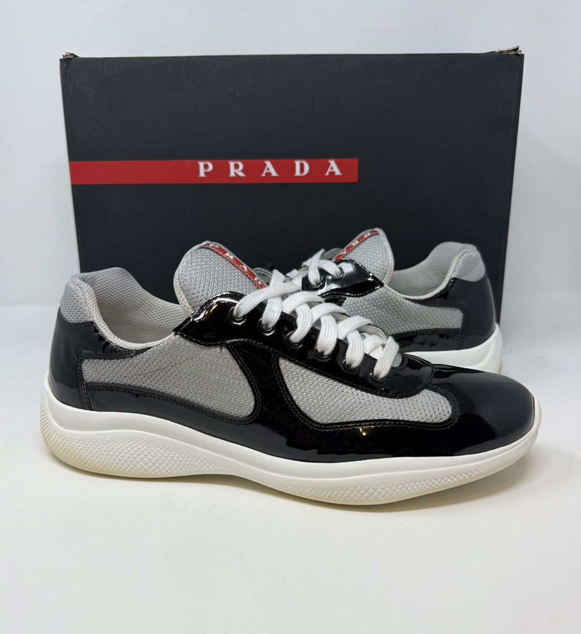 Prada Americas Cup Sneaker Black/Grey