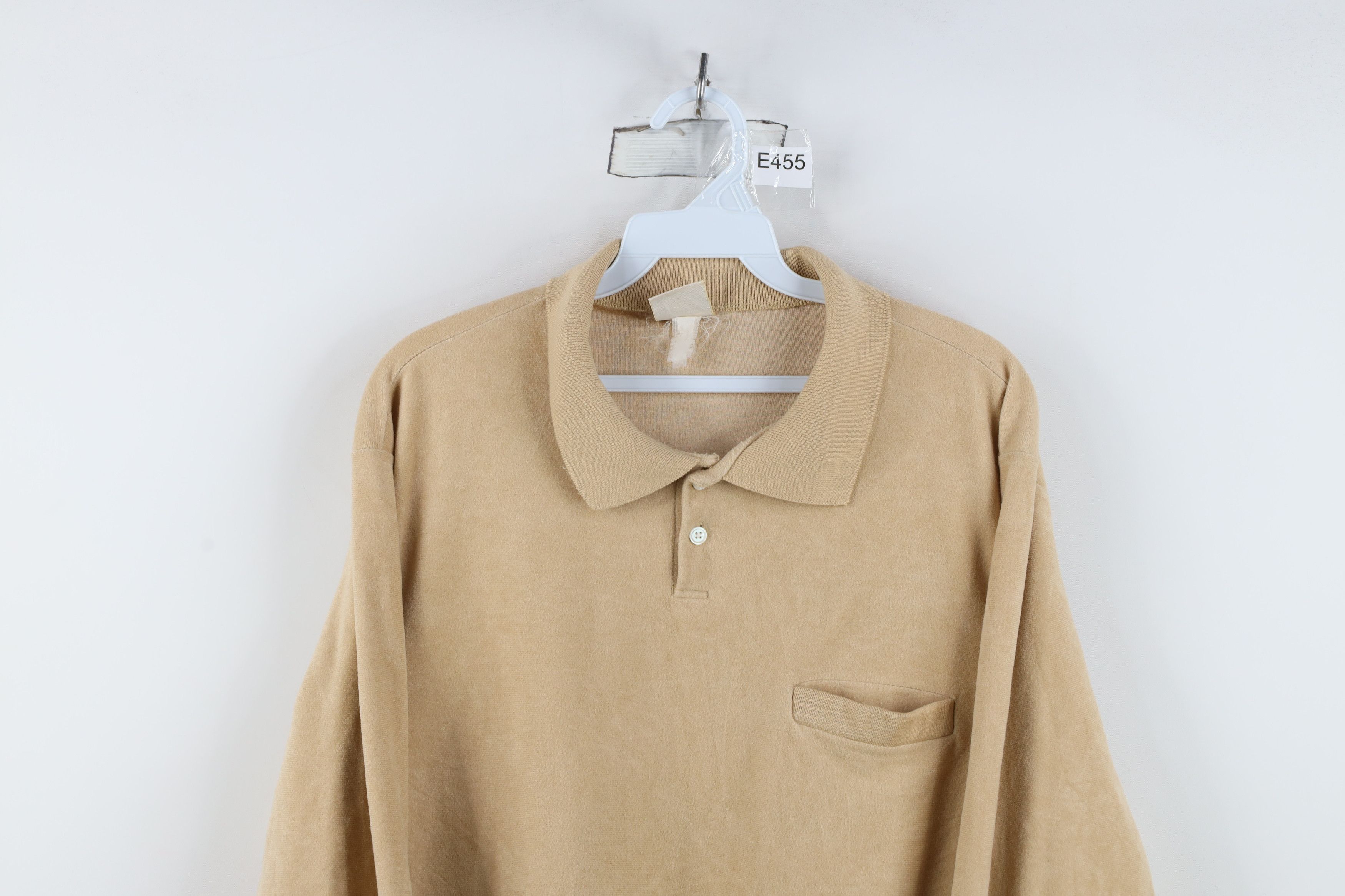Vintage Vintage 70s Streetwear Velvet Velour Pullover Polo Shirt USA Size US M / EU 48-50 / 2 - 2 Thumbnail