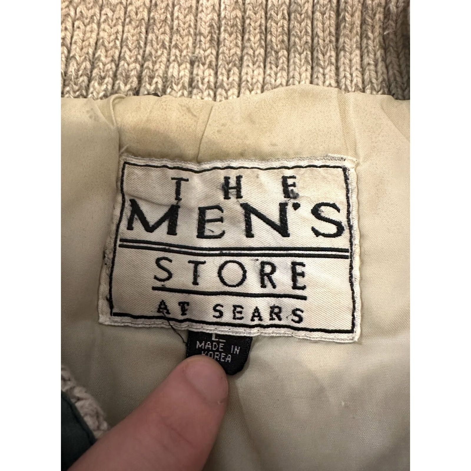 Sears VINTAGE Sears The Men’s Store Jacket Coat Full Zip Insulated Large 80s DULON Green Size US L / EU 52-54 / 3 - 3 Thumbnail