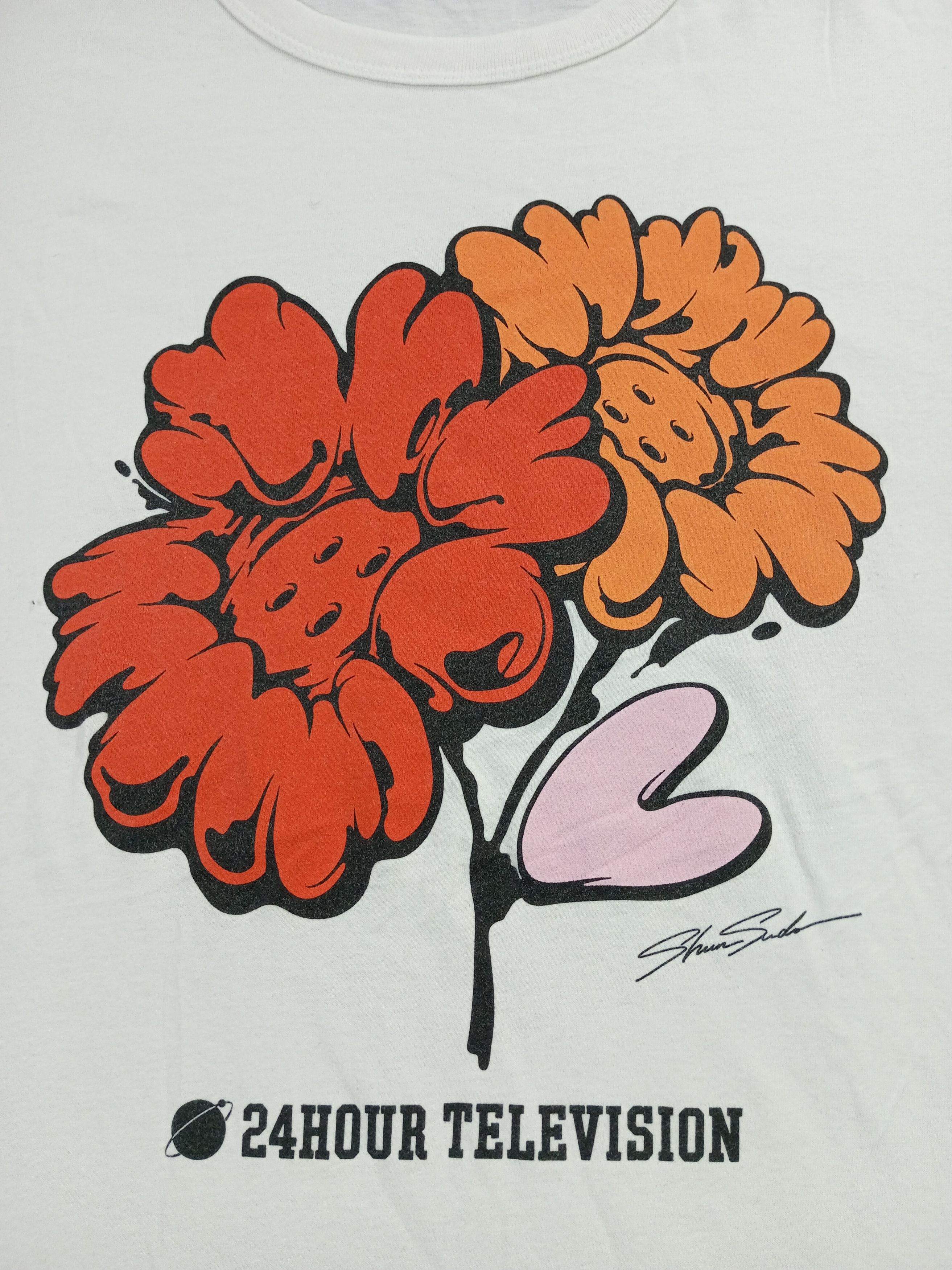 Anime Vintage Single Stitch 24 Hour Television X Shun Sudo Tees Size US S / EU 44-46 / 1 - 4 Thumbnail