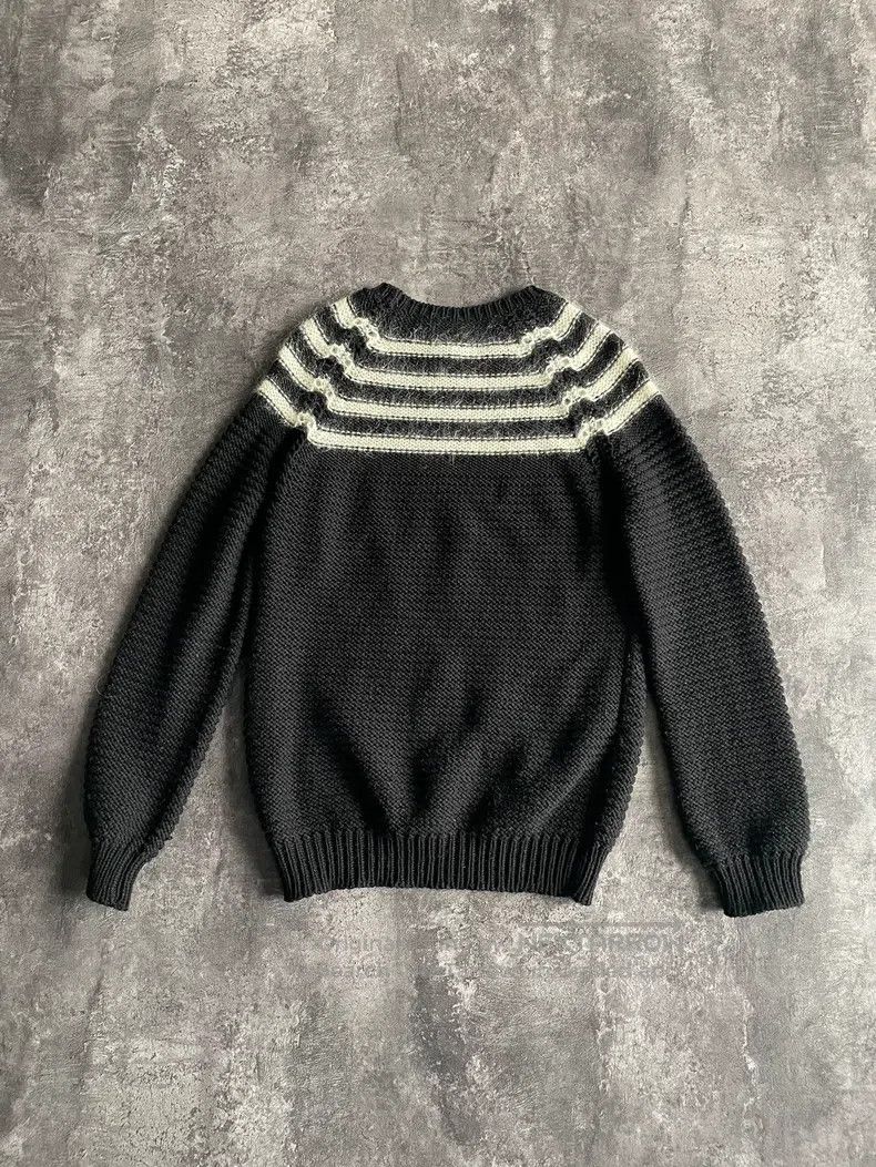 Saint Laurent Paris Saint Laurent Paris Striped Knit Sweater Size US M / EU 48-50 / 2 - 2 Thumbnail