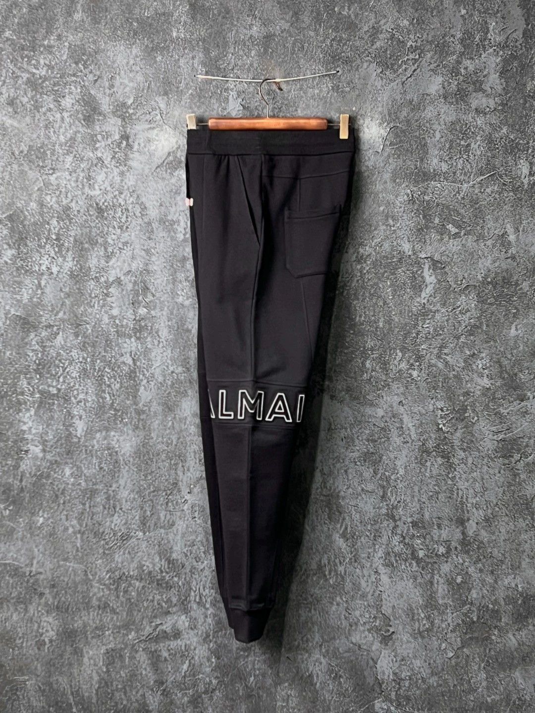 Balmain BALMAIN Black Cotton Drawstring Sweatpants S,M,L Size US 29 - 6 Thumbnail