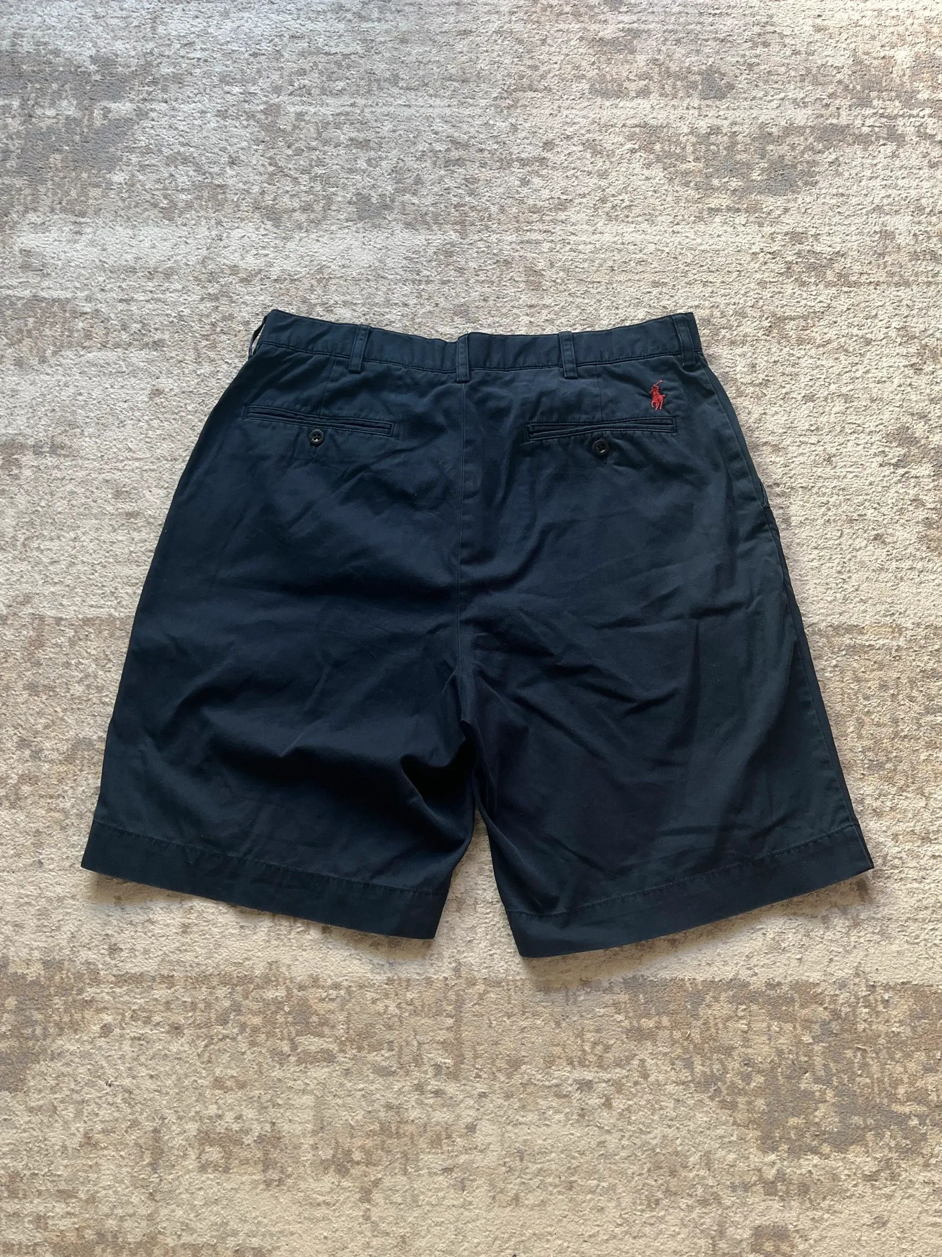 Polo Ralph Lauren Polo Ralph Lauren Sz W 34 Chinos Shorts Navy Rare Size US 34 / EU 50 - 2 Thumbnail