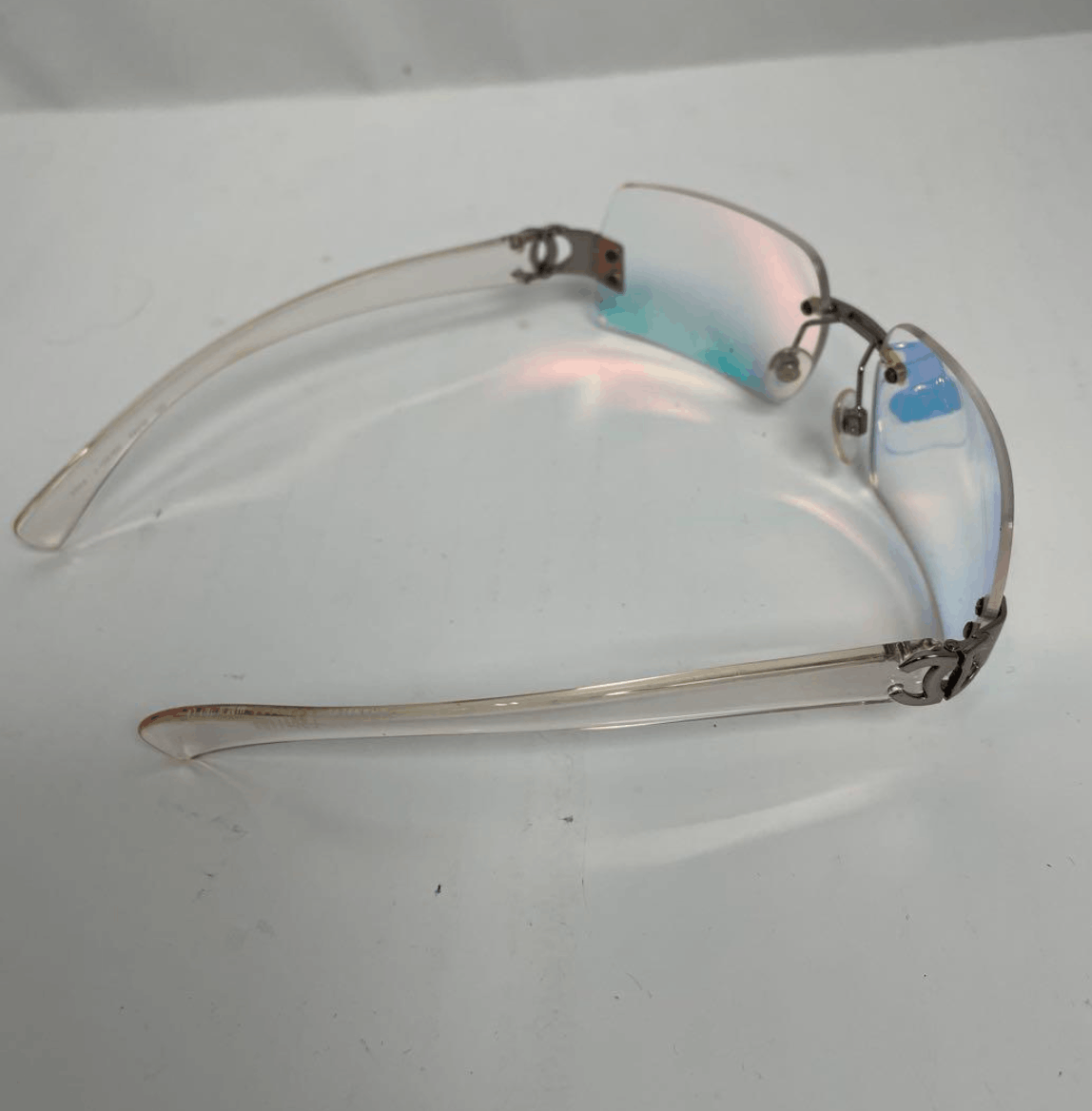Chanel Chanel Sunglasses 4048 CC 4017 Rimless Holographic Colorful Size ONE SIZE - 2 Thumbnail