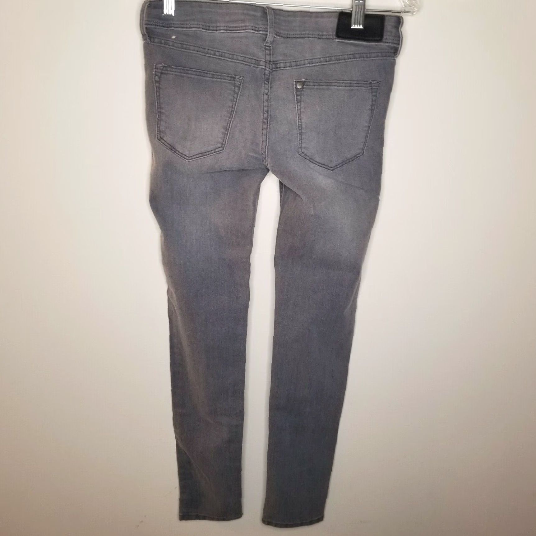 Denime & Denim Women's Super Skinny Low Waist Jeans Size 25 Gray Size 42" / US 20 - 4 Thumbnail