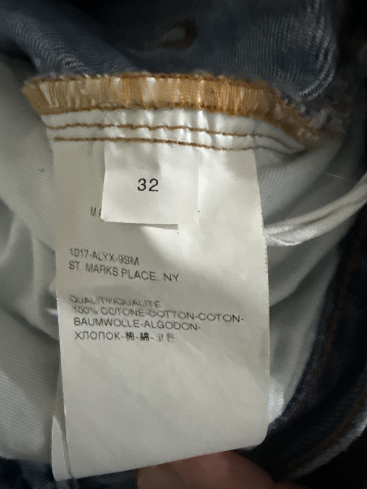 1017 ALYX 9SM Thorn Distressed Denim Size US 32 / EU 48 - 4 Thumbnail