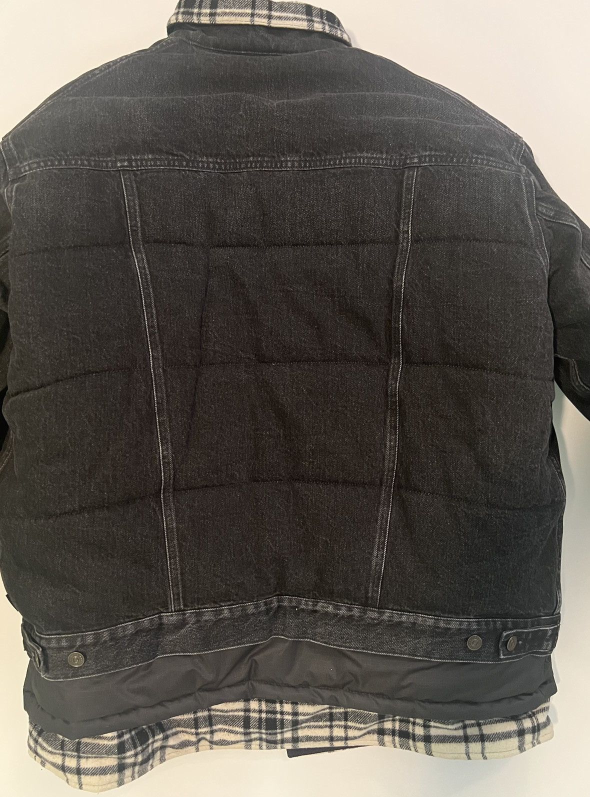 Balenciaga Balenciaga layered puffer Denim Jacket Size US M / EU 48-50 / 2 - 4 Thumbnail