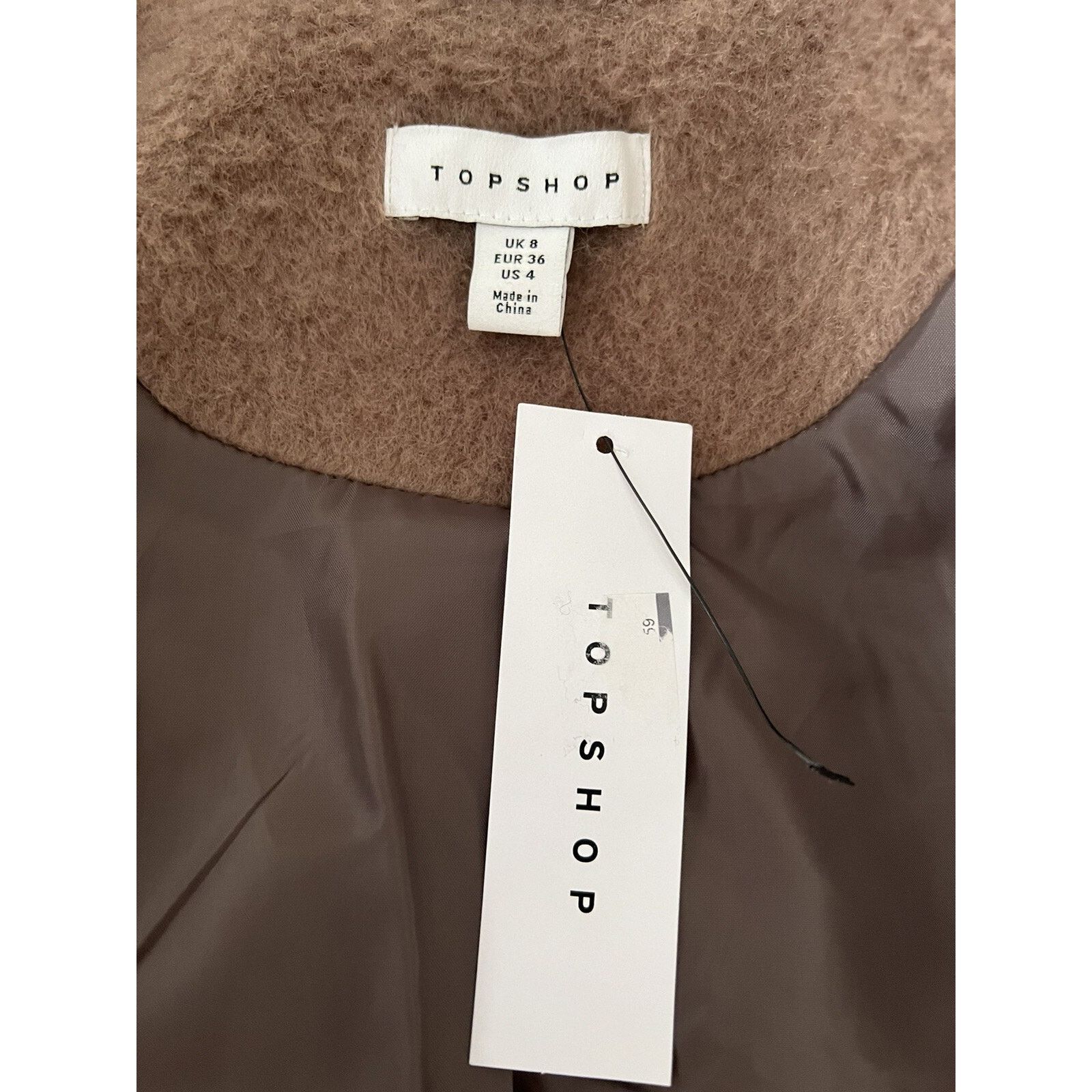Topshop Topshop shacket coat women Lining Wool Blend size 4 A003050 Size S / US 4 / IT 40 - 5 Thumbnail