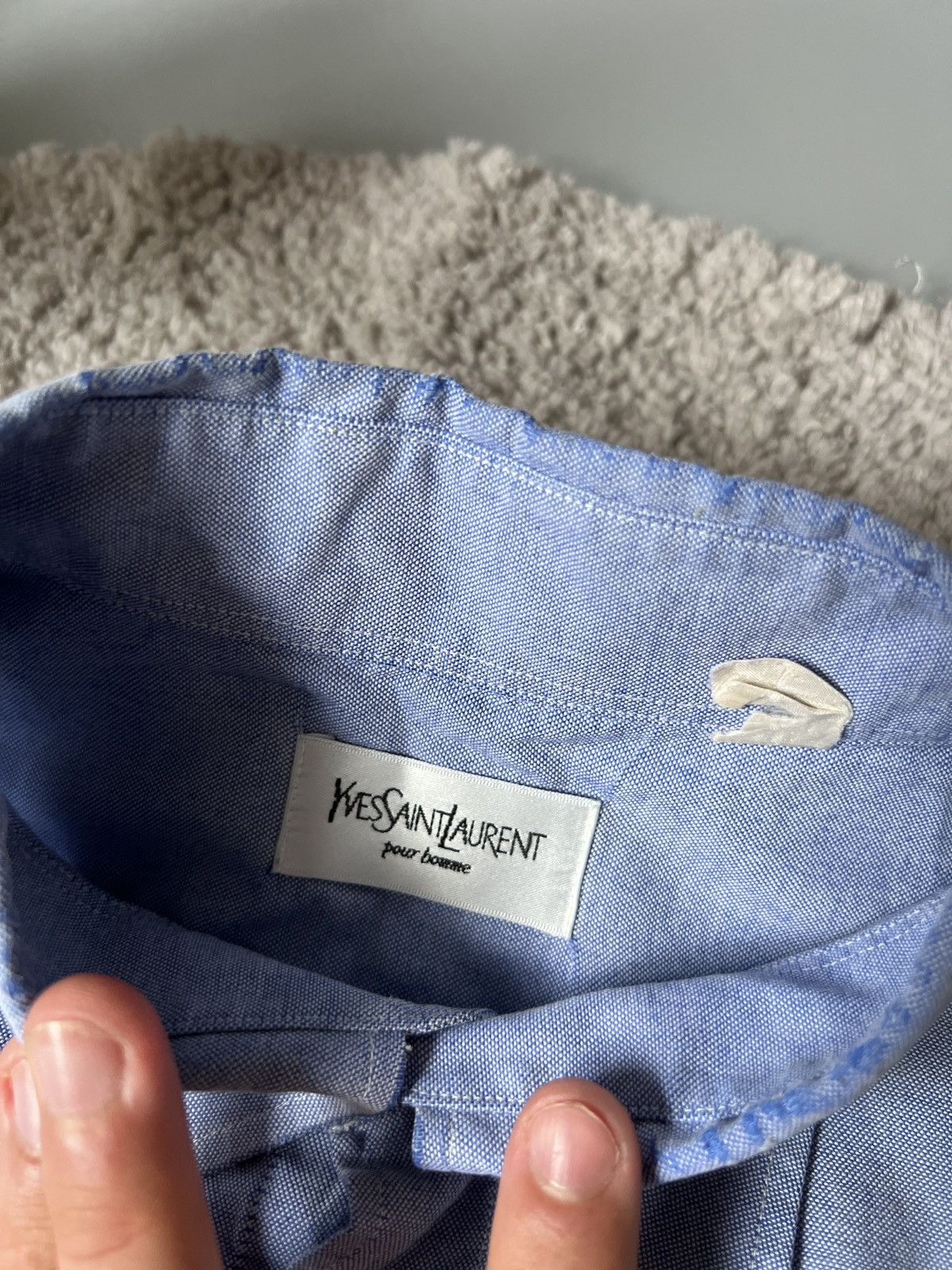 Vintage × Yves Saint Laurent Vintage Yves Saint Laurent shirt Size US L / EU 52-54 / 3 - 5 Thumbnail