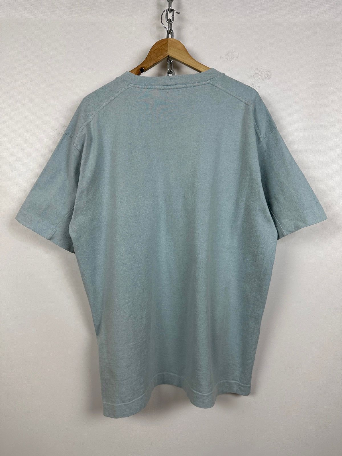 Stone Island 1997 Vintage Stone Island Archive Pocket Blue T-Shirt Size US XXL / EU 58 / 5 - 4 Thumbnail