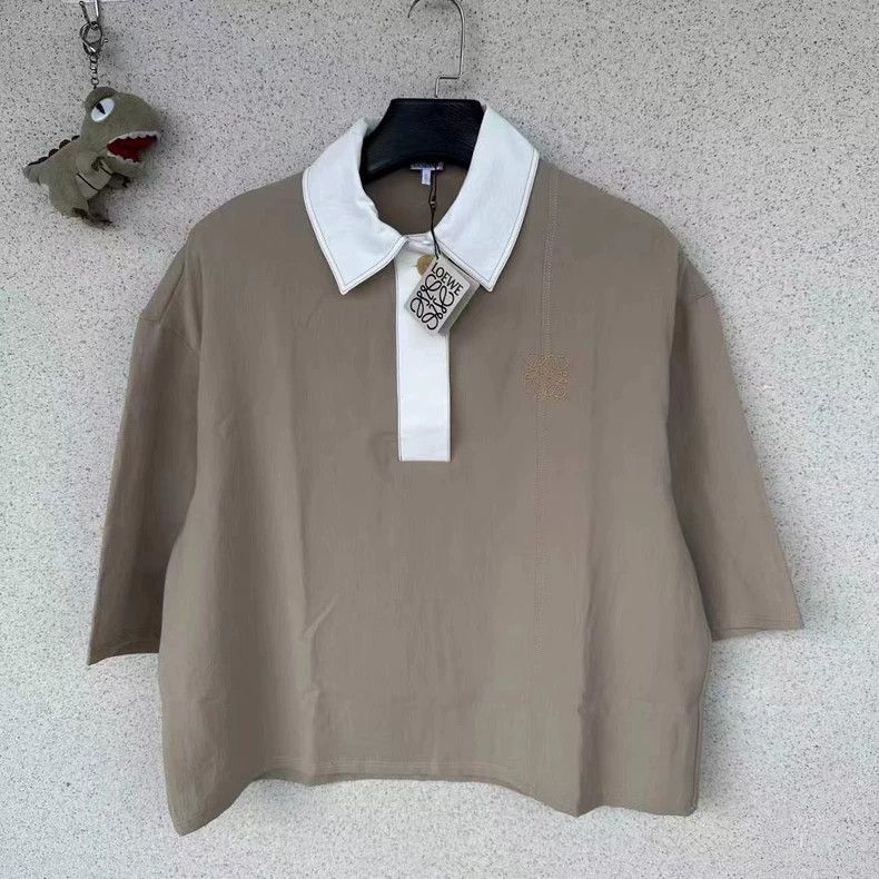 Loewe Loewe Short Sleeve Polo with Small Logo- DMC Size US S / EU 44-46 / 1 - 1 Thumbnail