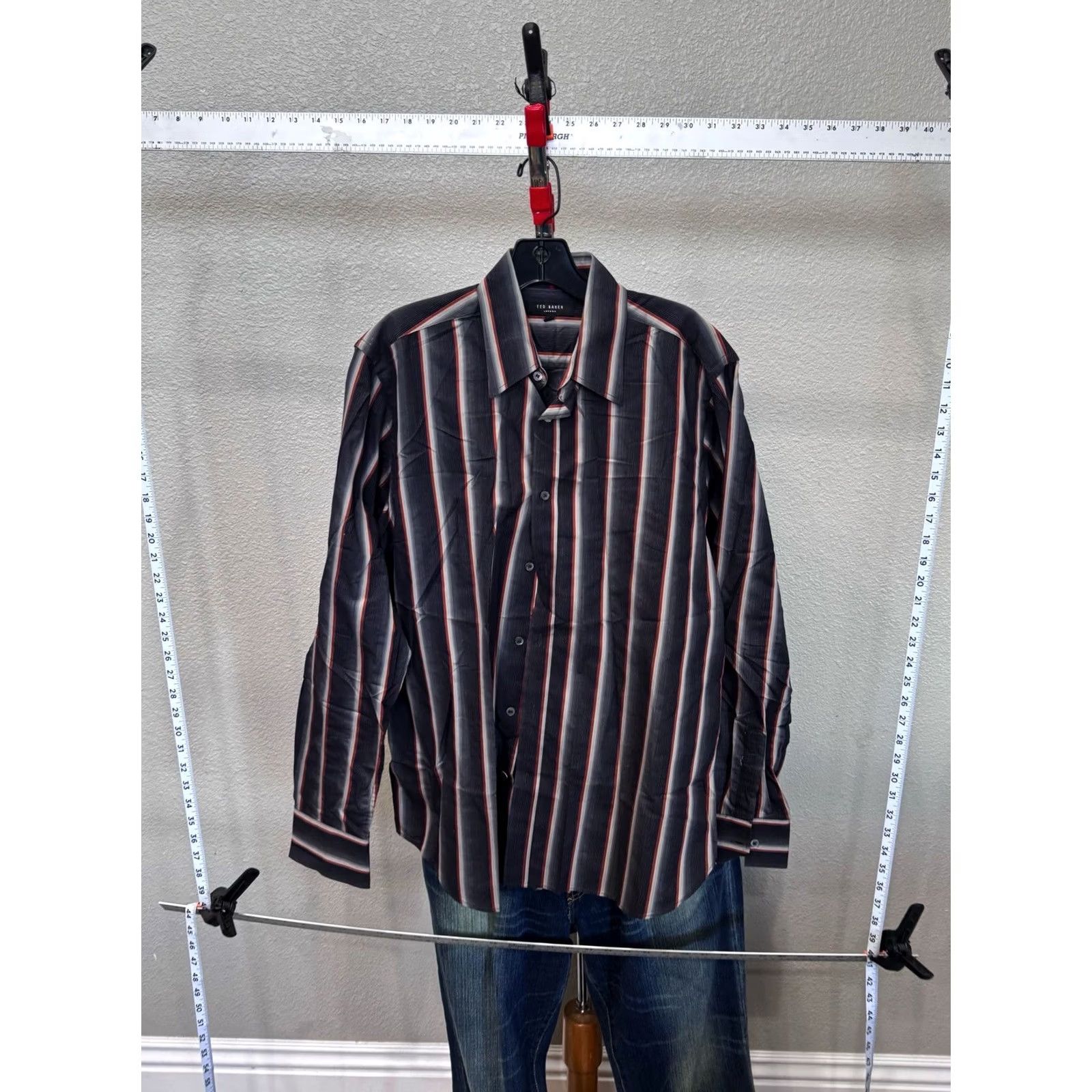 Ted Baker Ted Baker Shirt Large L Multicolor Mens Size US L / EU 52-54 / 3 - 2 Thumbnail