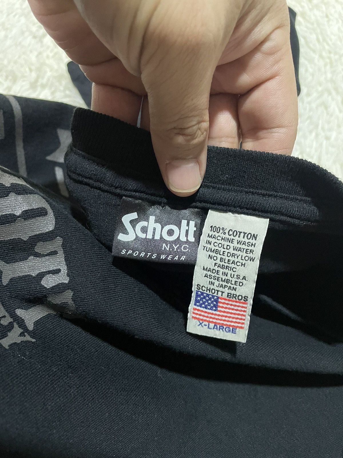 Schott Schott NYC X Playboy Tshirt Size US XL / EU 56 / 4 - 4 Thumbnail