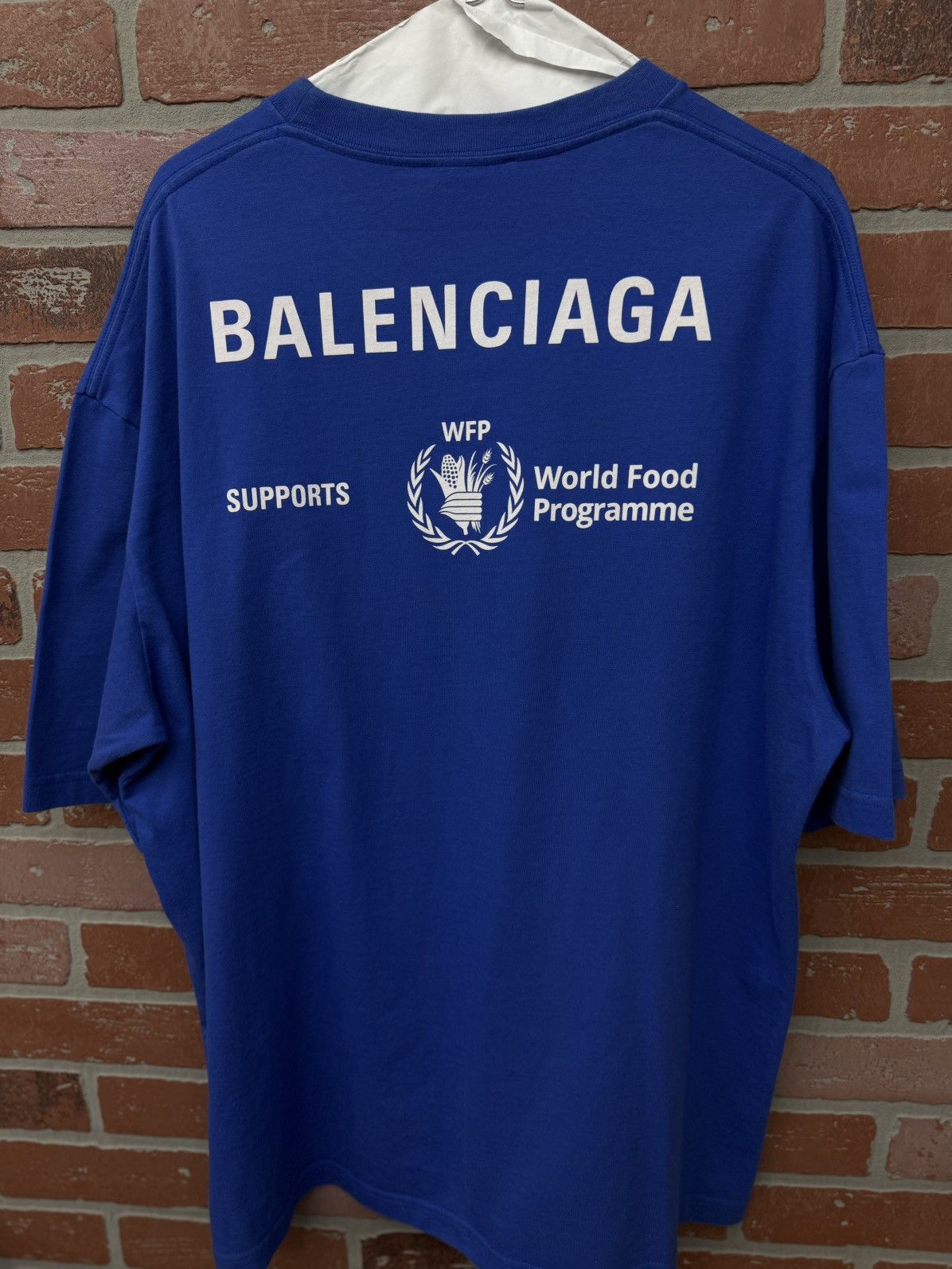 Balenciaga Balenciaga Men’s Oversized Tee Shirt Size XL Blue Size US XL / EU 56 / 4 - 6 Thumbnail