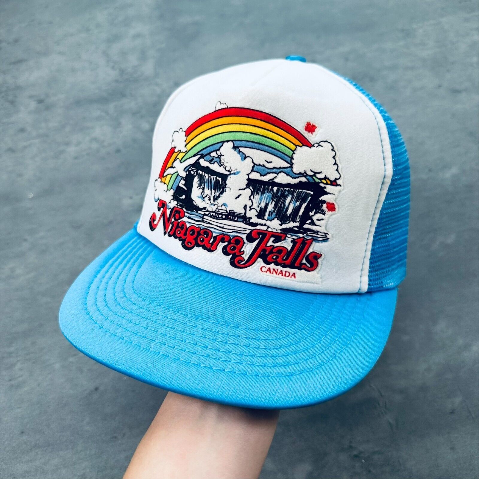 Vintage Vintage Niagara Falls Canada Rainbow Hat Size ONE SIZE - 1 Thumbnail