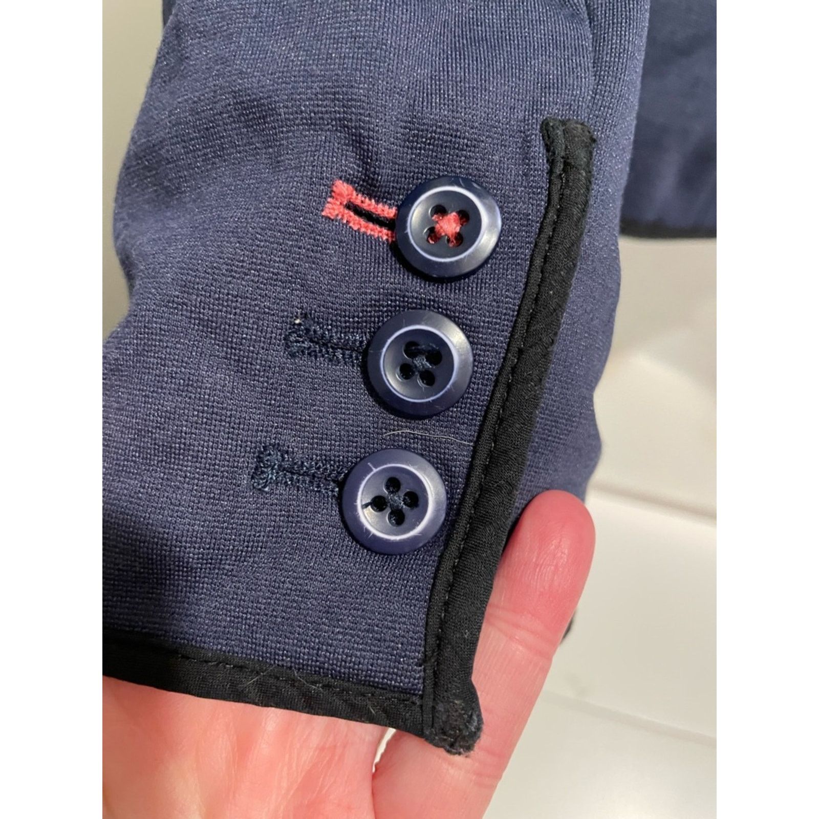 Boden Boden Size 10R Navy Fully Lined Blazer Black Piping Floral Size M / US 6-8 / IT 42-44 - 5 Thumbnail