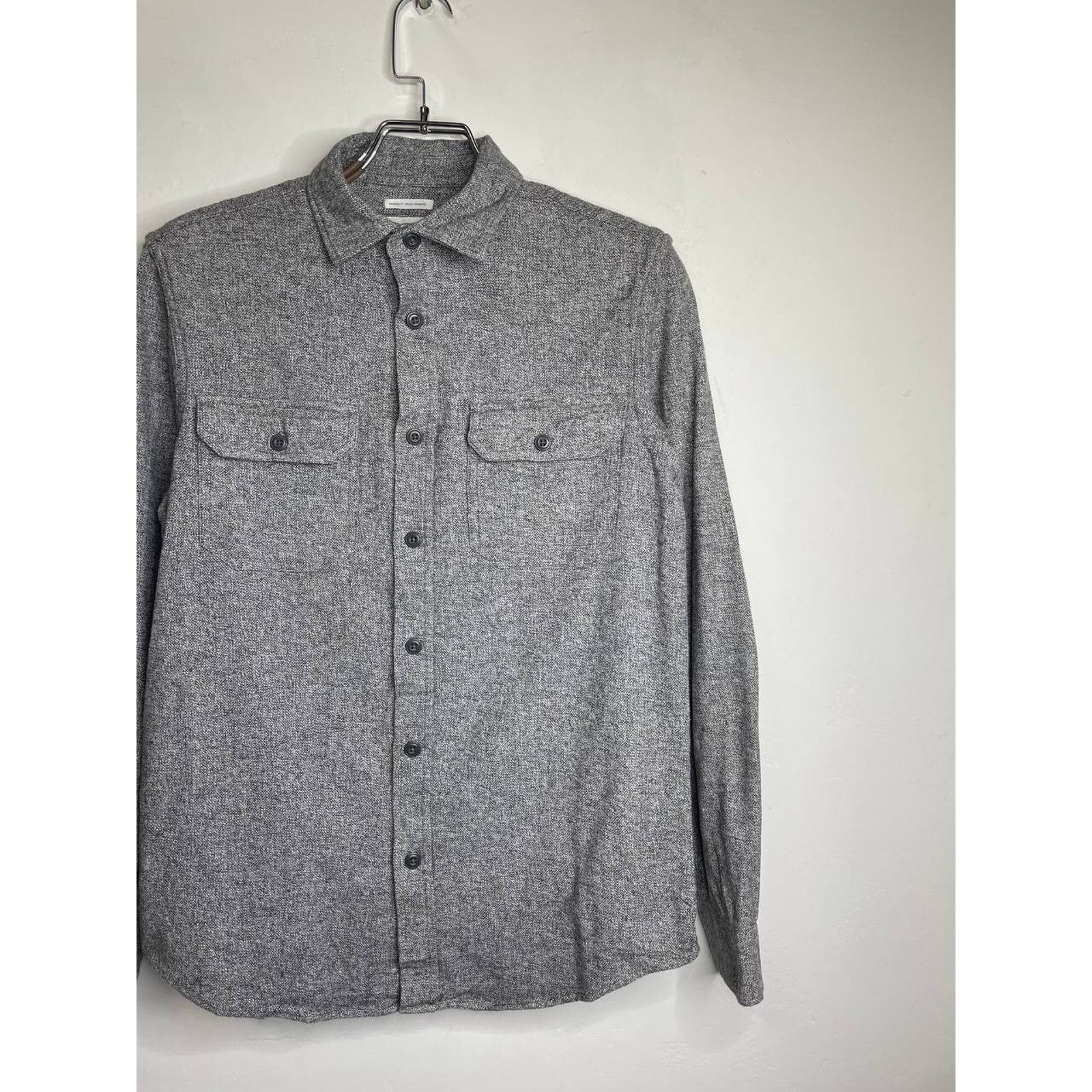 Old Navy Vintage Old Navy Gray Textured Shirt Jacket Fit S Workwear Size US S / EU 44-46 / 1 - 5 Thumbnail