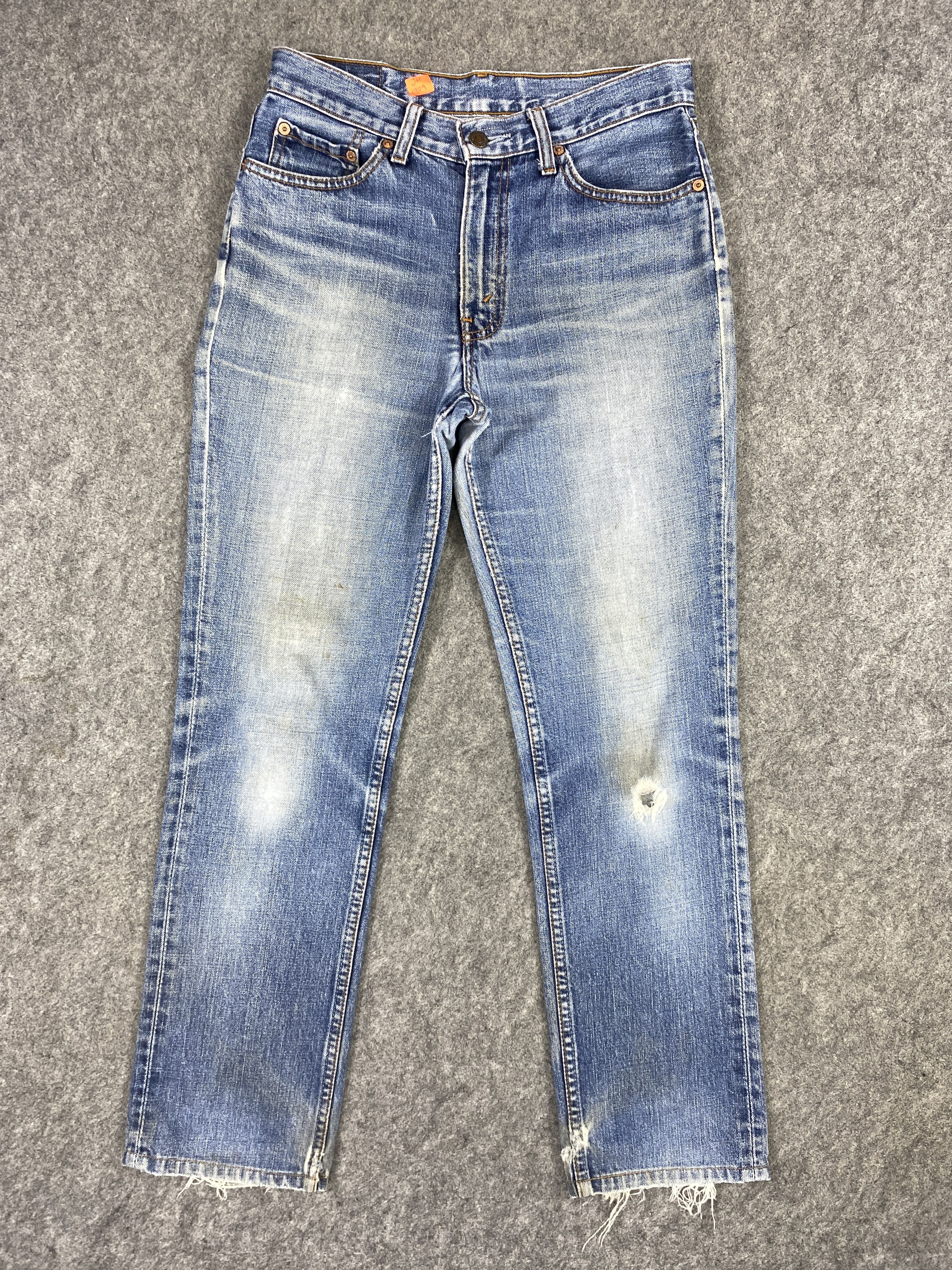 Japanese Brand Distressed Blue Vintage Levi's 505 Jeans 28x29 Denim -JN1709 Size US 28 / EU 44 - 1 Thumbnail