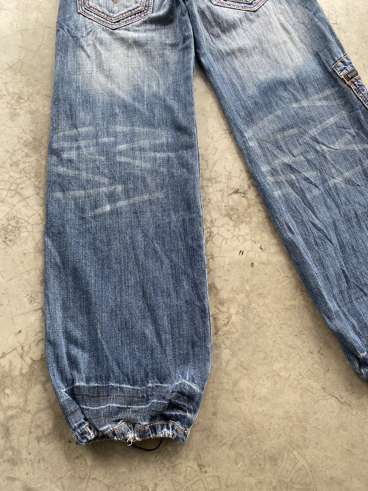 If Six Was Nine × Japanese Brand × Tornado Mart Baggy Jeans Japanese LB-03 Low Rise Ballon Style Size US 31 - 10 Thumbnail