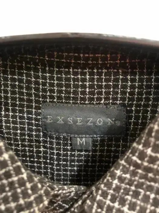 Vintage Vintage Exsezon Flannel Shirt 👕 Size US M / EU 48-50 / 2 - 3 Thumbnail