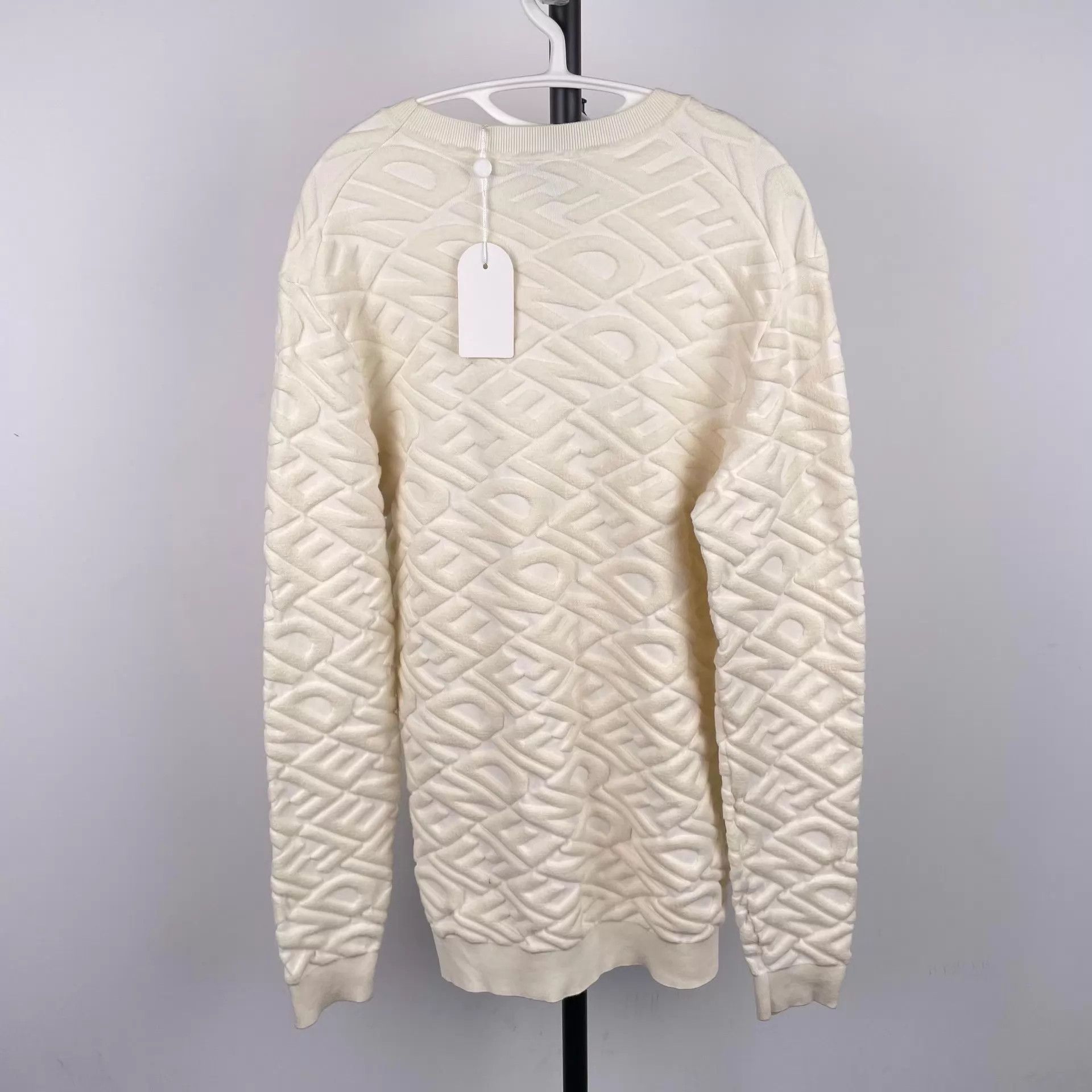 Fendi Fendi All Over Print Hoodie Beige 50 Size US M / EU 48-50 / 2 - 2 Thumbnail