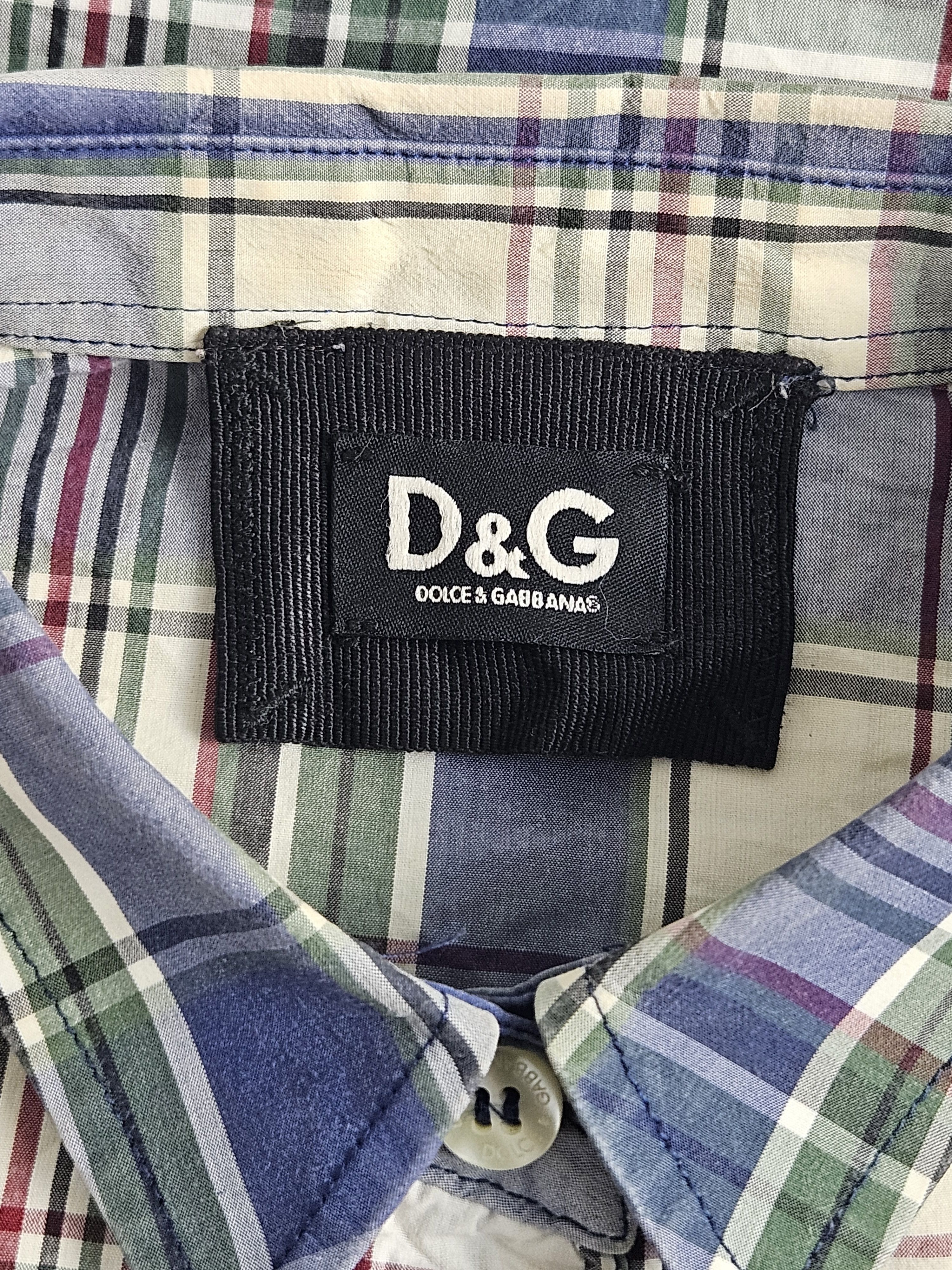 Dolce & Gabbana Dolce & Gabbana plaid check casual work Shirt Size S / US 4 / IT 40 - 4 Thumbnail