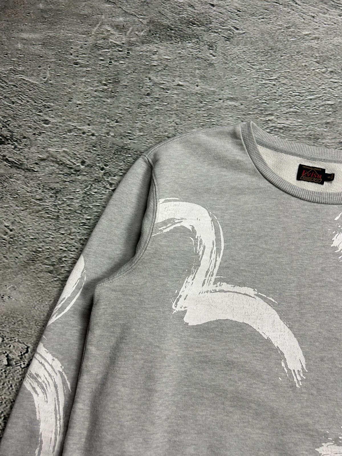 Evisu × Japanese Brand × Vintage Evisu sweatshirt multilogo seagull vintage grey Y2K Size S / US 4 / IT 40 - 4 Thumbnail
