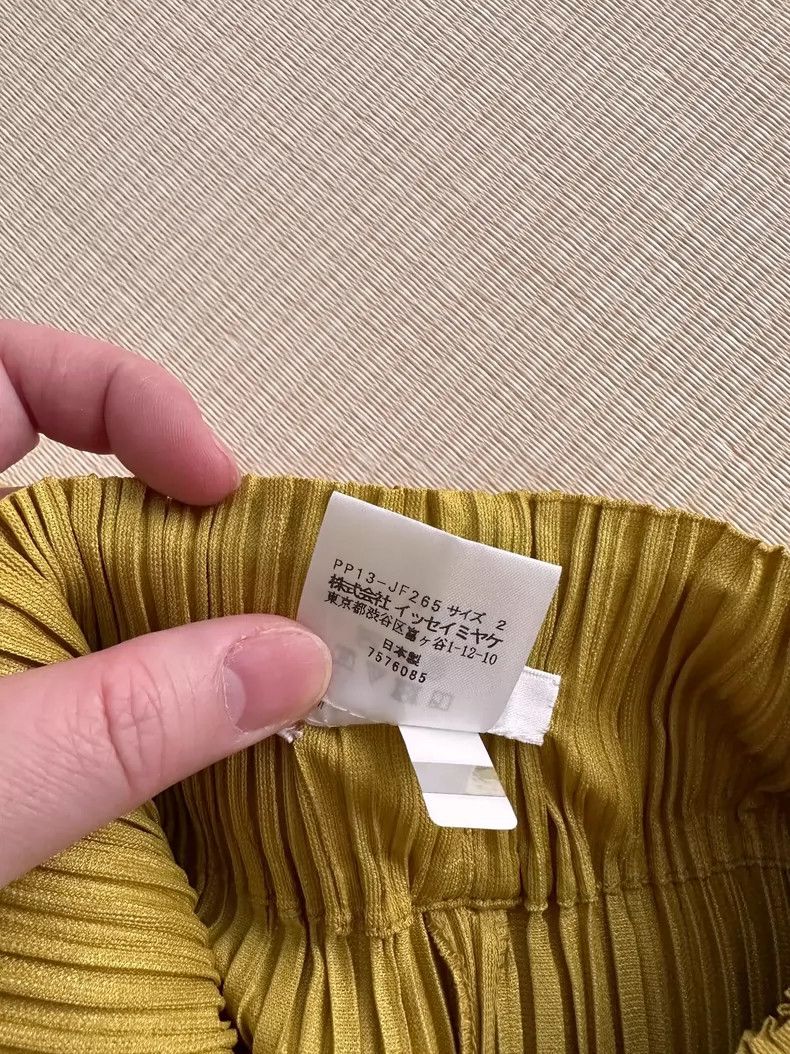 Issey Miyake Issey Miyake size:2 Prosperous yellow pleated long pants Size 31" - 7 Thumbnail