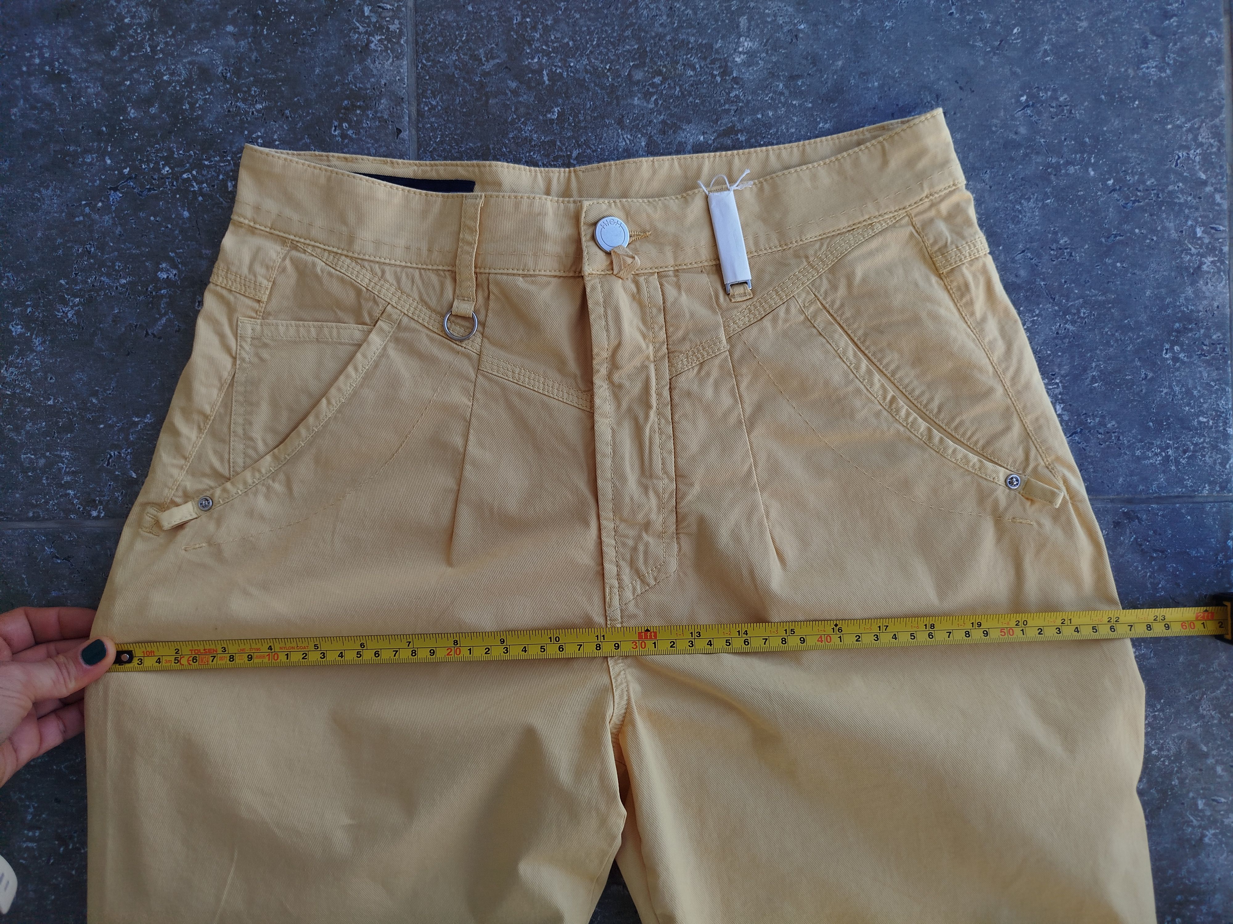 Marithe + Francois Girbaud HIGH USE Claire Campbell Pants Trousers Cotton Blend Size L Size 34" / US 12 / IT 48 - 10 Thumbnail
