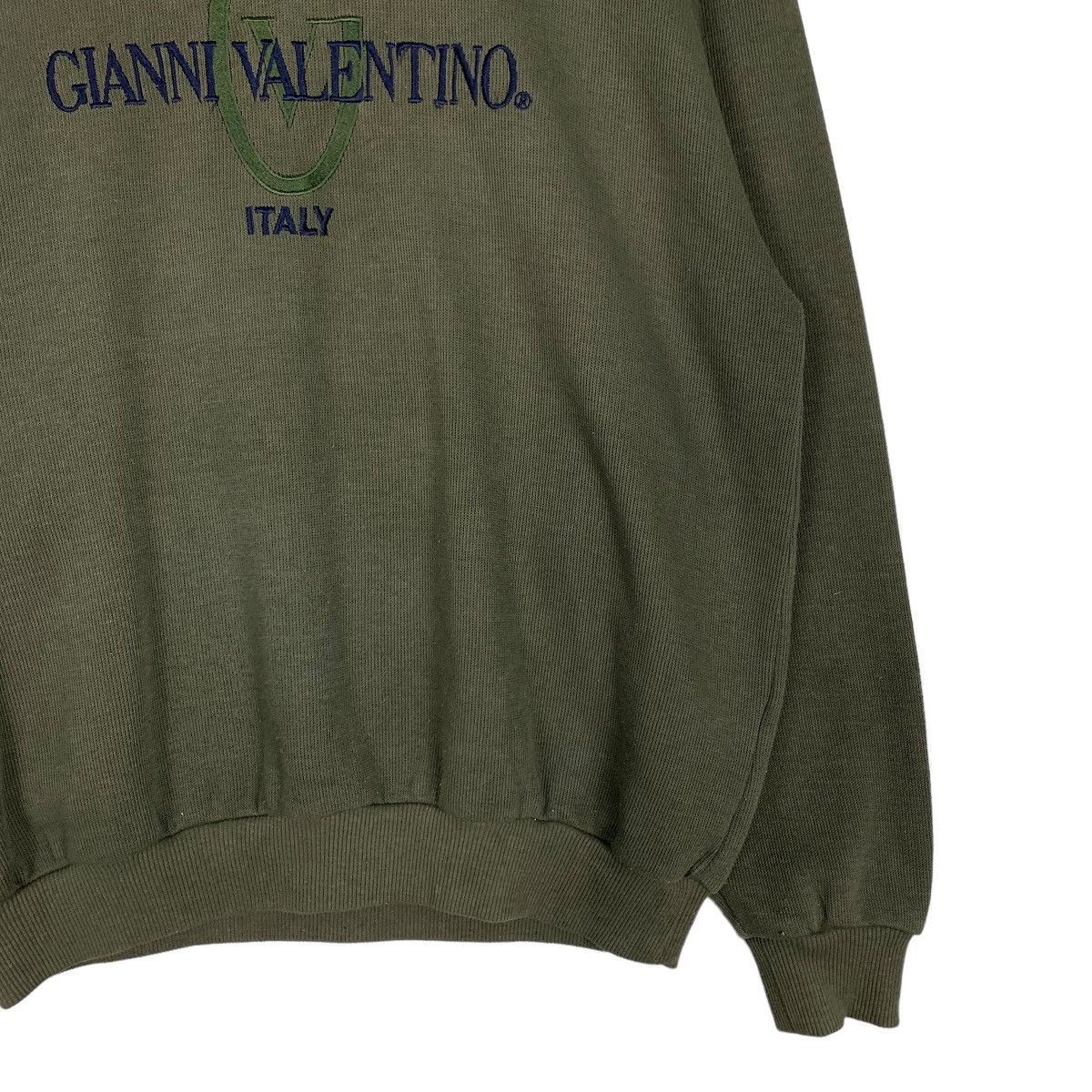 Gianni Valentino GIANNI VALENTINO Embroidery Big Logo Sweatshirts #0618-C29 Size US L / EU 52-54 / 3 - 7 Thumbnail