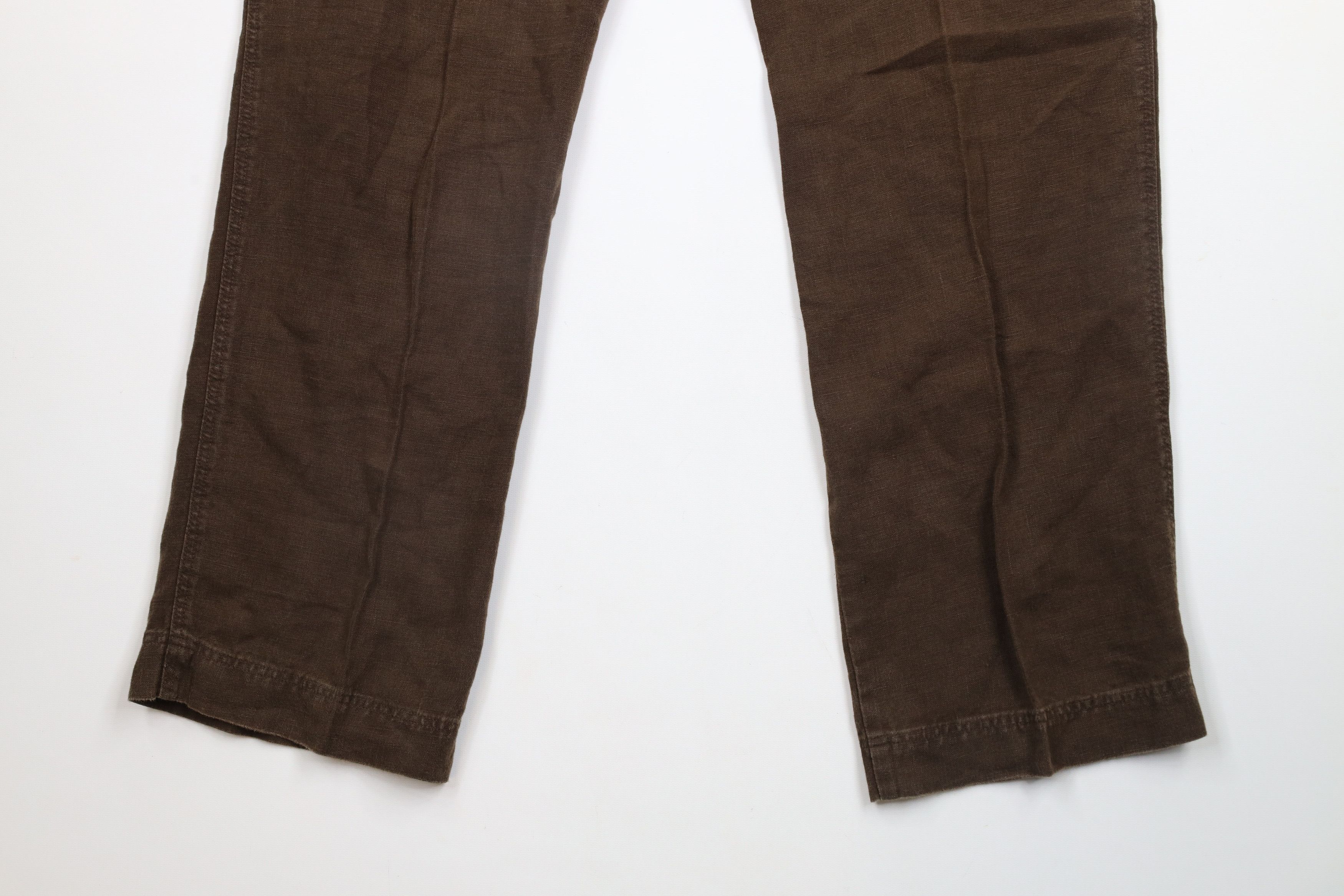 Vintage Vintage 90s Streetwear Linen Harem Beach Pants Brown Size US 34 / EU 50 - 10 Thumbnail