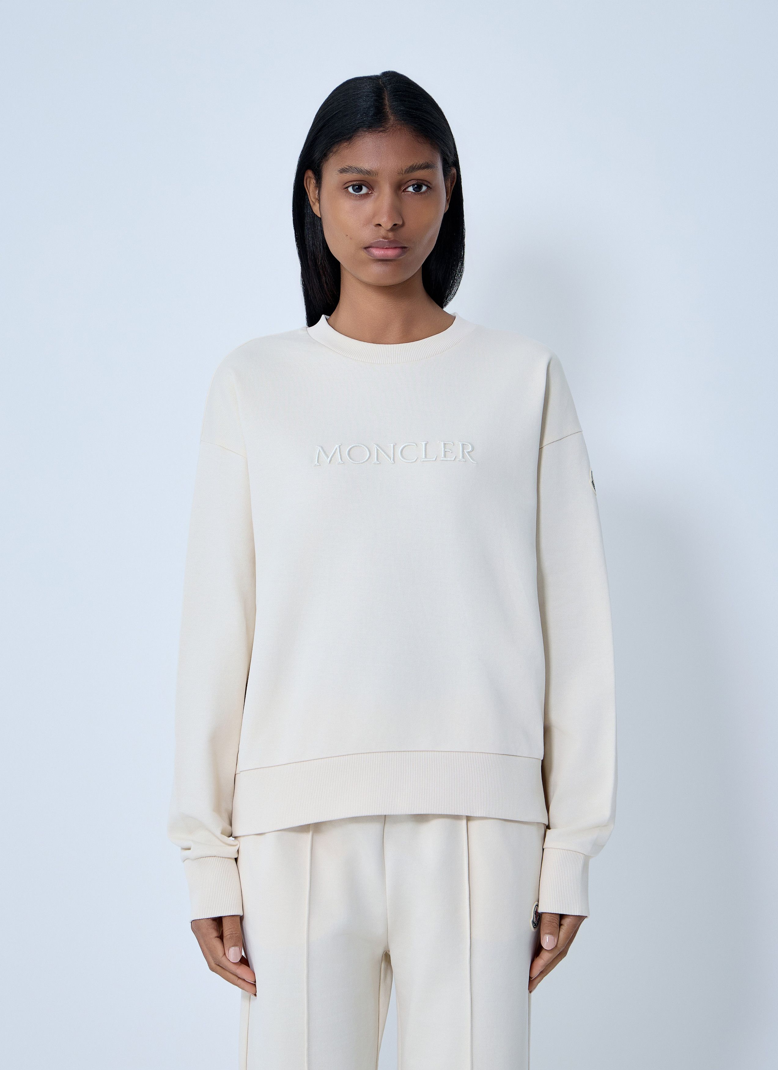 Moncler Logo Motif Sweatshirt Size XS / US 0-2 / IT 36-38 - 1 Thumbnail