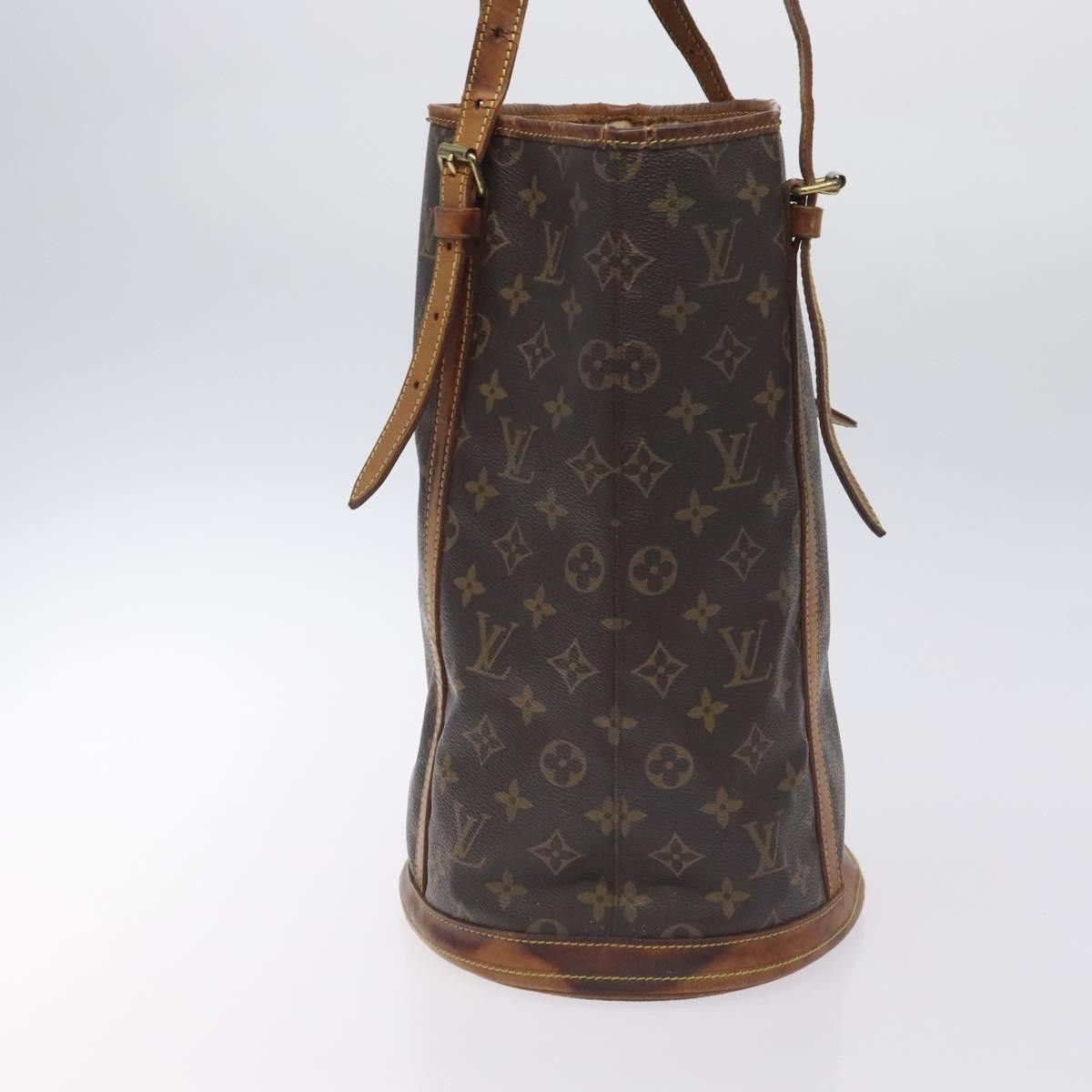 Louis Vuitton LOUIS VUITTON Monogram Bucket GM Shoulder Bag M42236 Size ONE SIZE - 4 Thumbnail