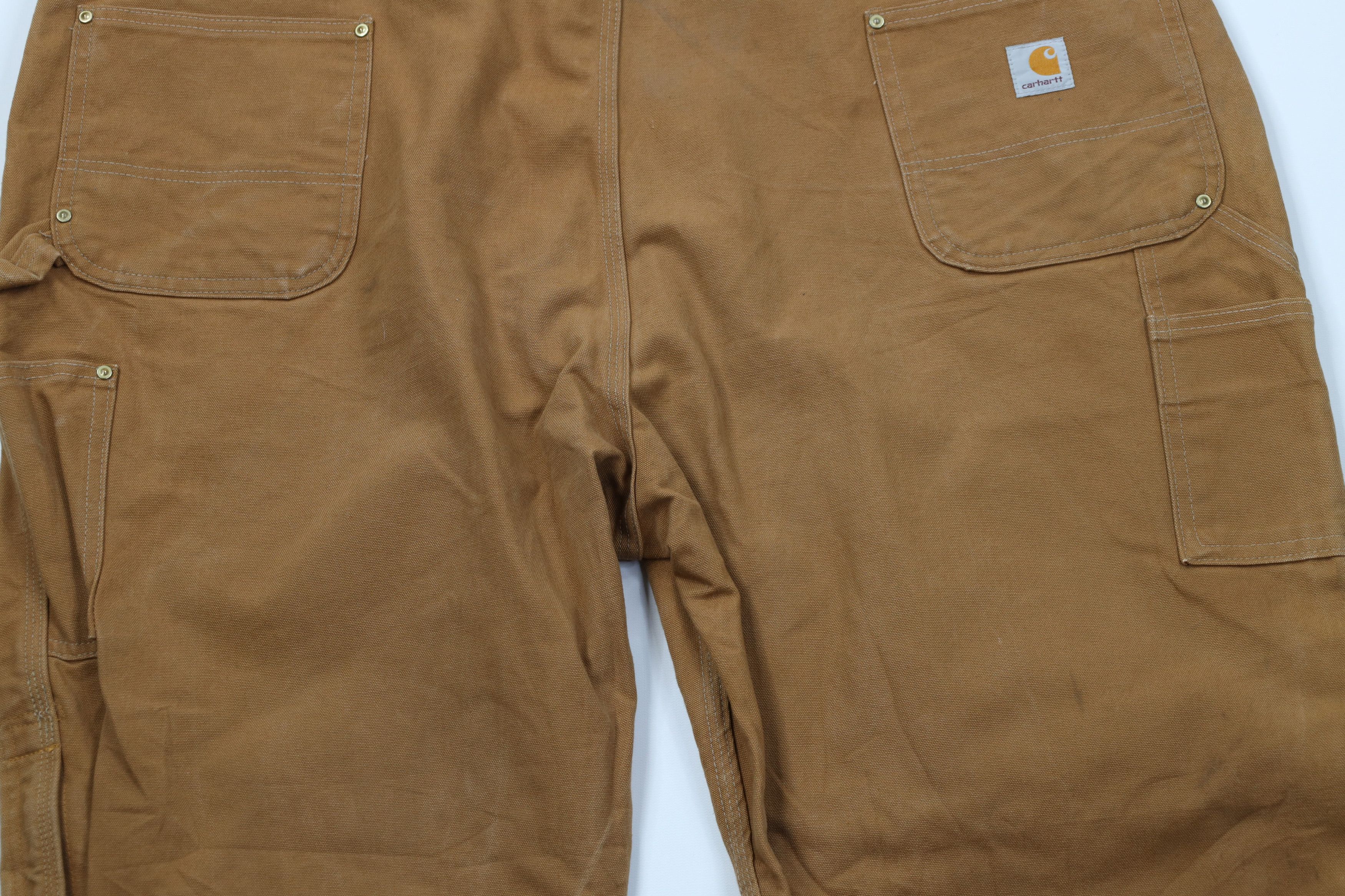 Carhartt Vintage Y2K Carhartt Canvas Wide Leg Pants Duck Brown USA Size US 44 / EU 60 - 13 Thumbnail