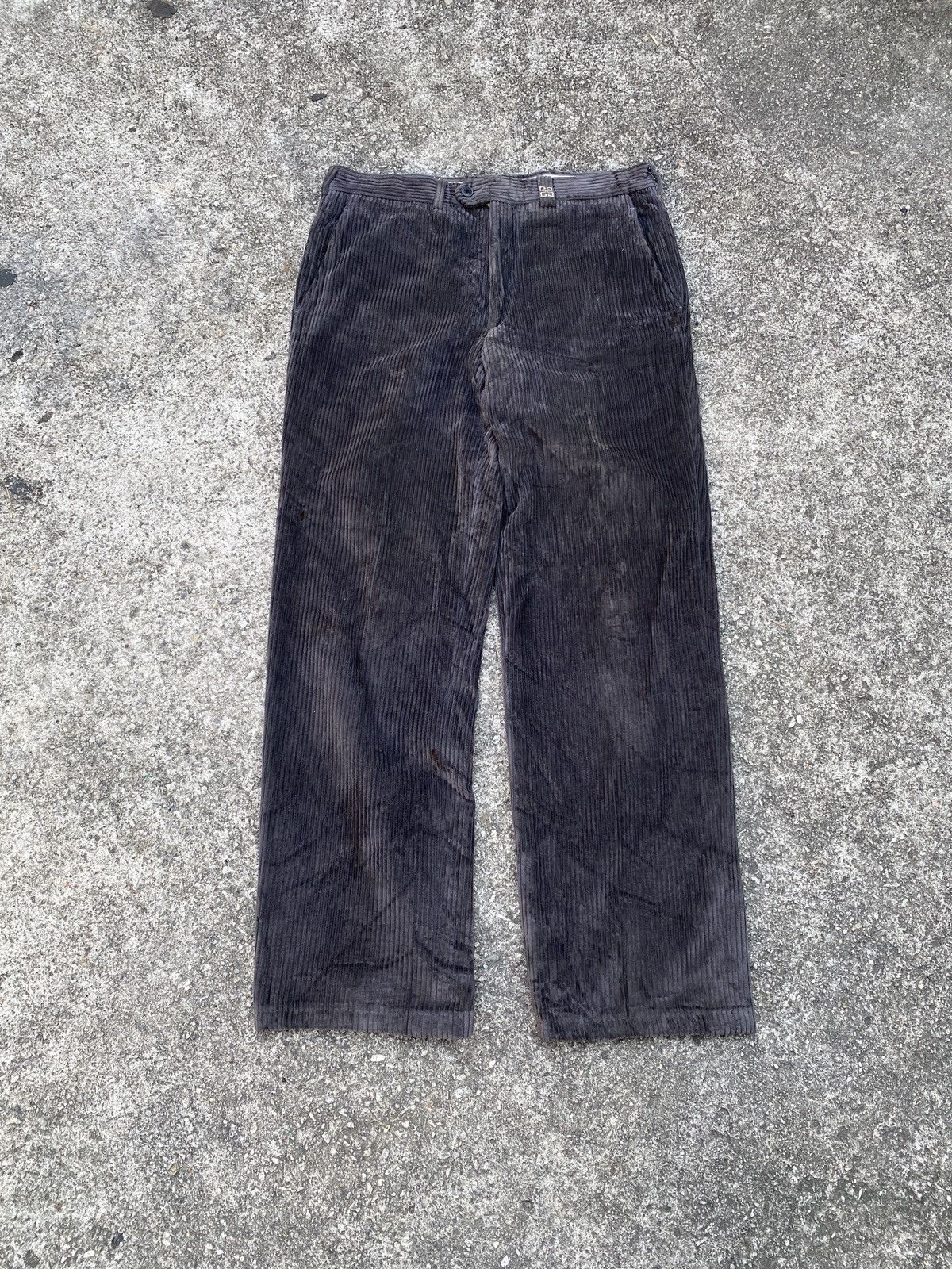 Givenchy × Vintage Vintage 90s Givenchy Corduroy Trouser Pant Size US 31 - 2 Thumbnail