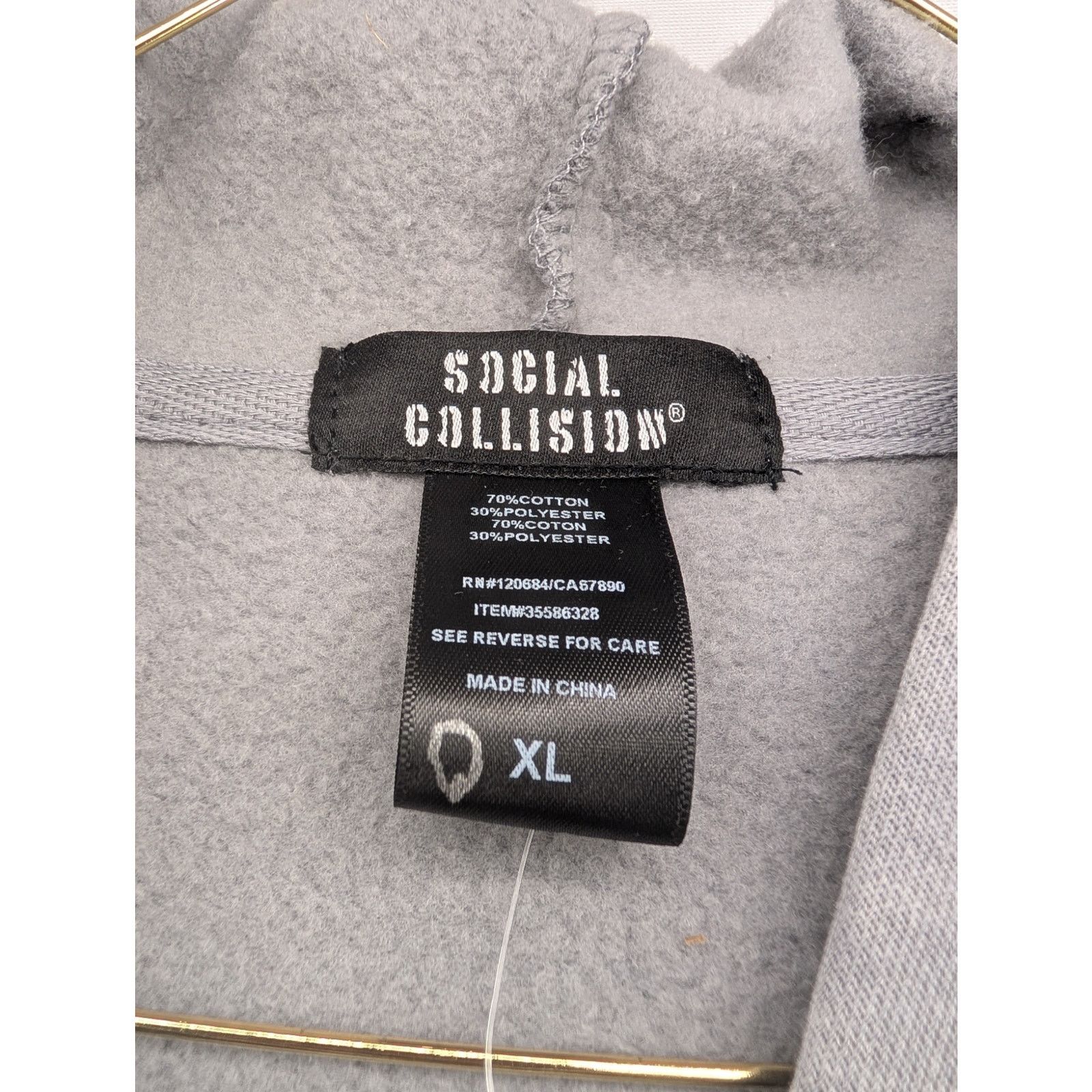 Hot Topic NWT Hot Topic Social Collision Tribal Lace-Up Girls Hoodie Size XL / US 12-14 / IT 48-50 - 6 Thumbnail