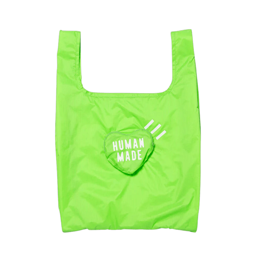 Human Made o1h1sh11224 Size: OS/Heart Shopper Bag in Green Size ONE SIZE - 2 Thumbnail