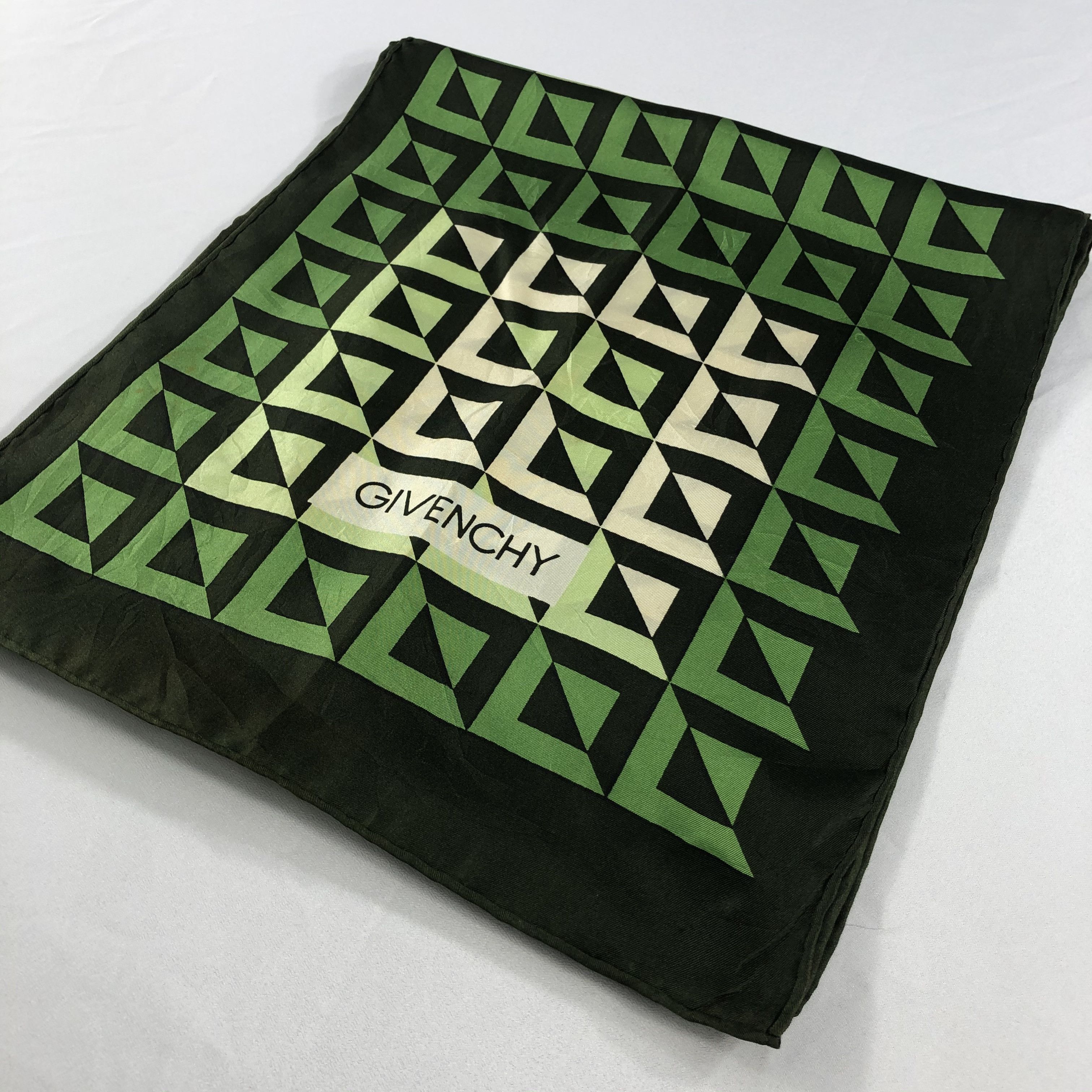 Vintage Vintage Givenchy Silk Scarf Size ONE SIZE - 7 Thumbnail