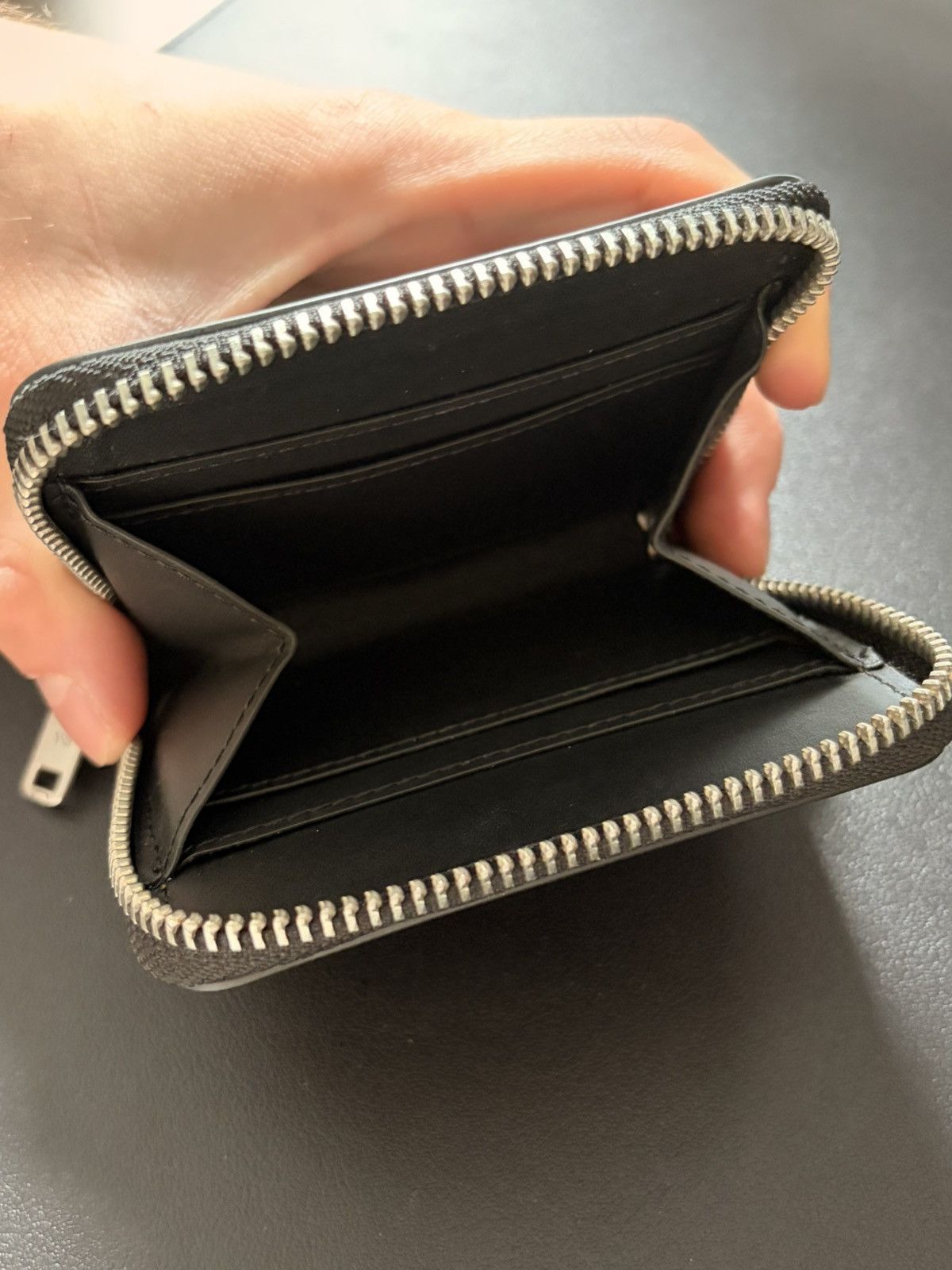 Y-3 Y-3 Cow Leather Zip Wallet Size ONE SIZE - 5 Thumbnail