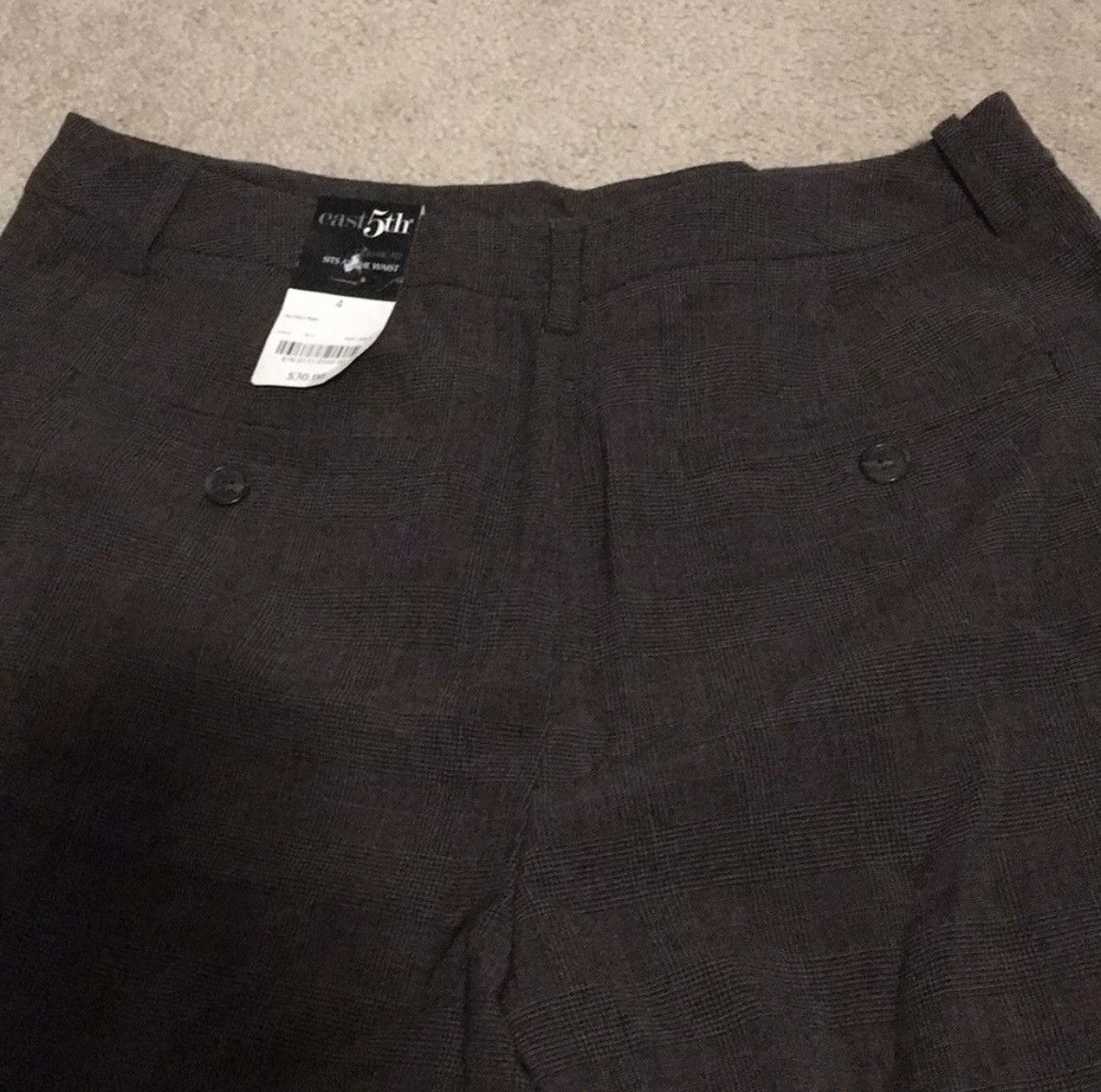 Other East 5th Chocolate Plaid Shorts Size 27" / US 4 / IT 40 - 3 Thumbnail