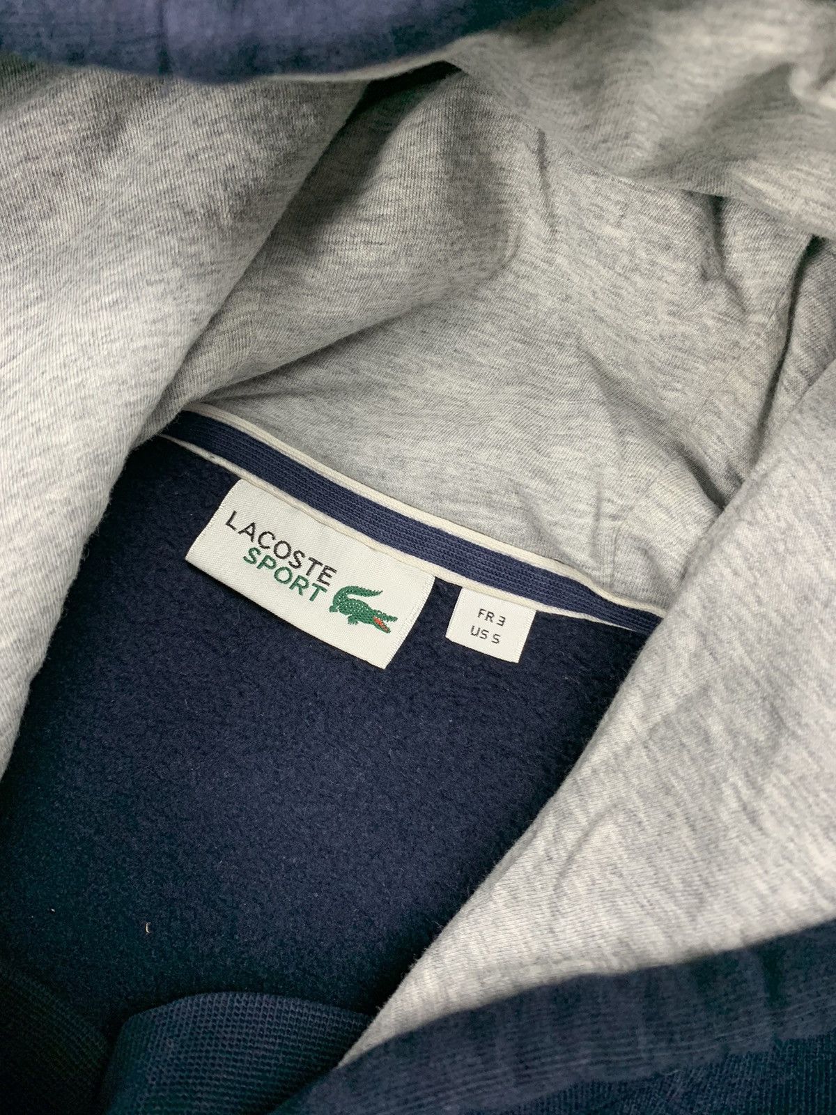 Lacoste Designer Lacoste Hoodie Luxury Streetwear Navy Blue Size S Size US S / EU 44-46 / 1 - 7 Thumbnail