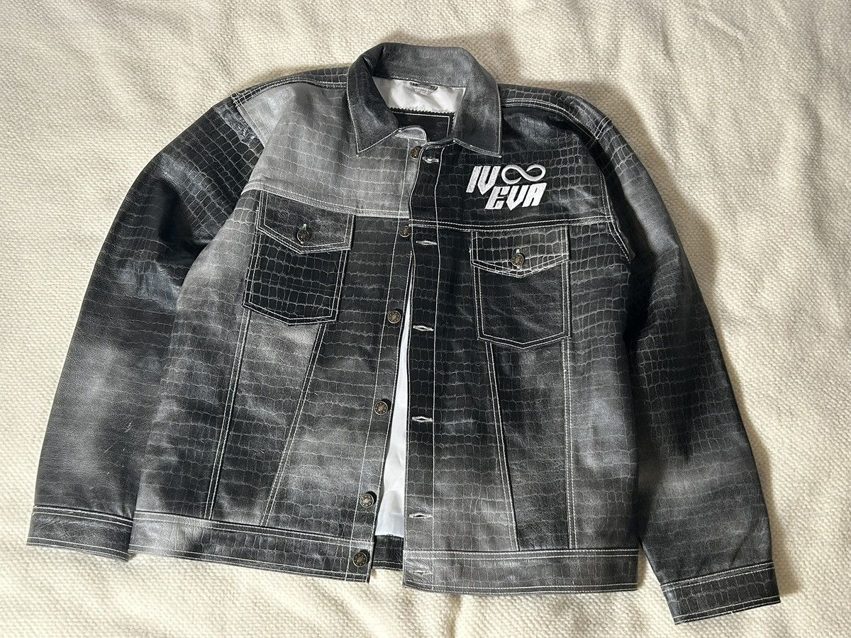 Other Genuine Leather Jacket - Gator Skin Design Size US L / EU 52-54 / 3 - 1 Thumbnail