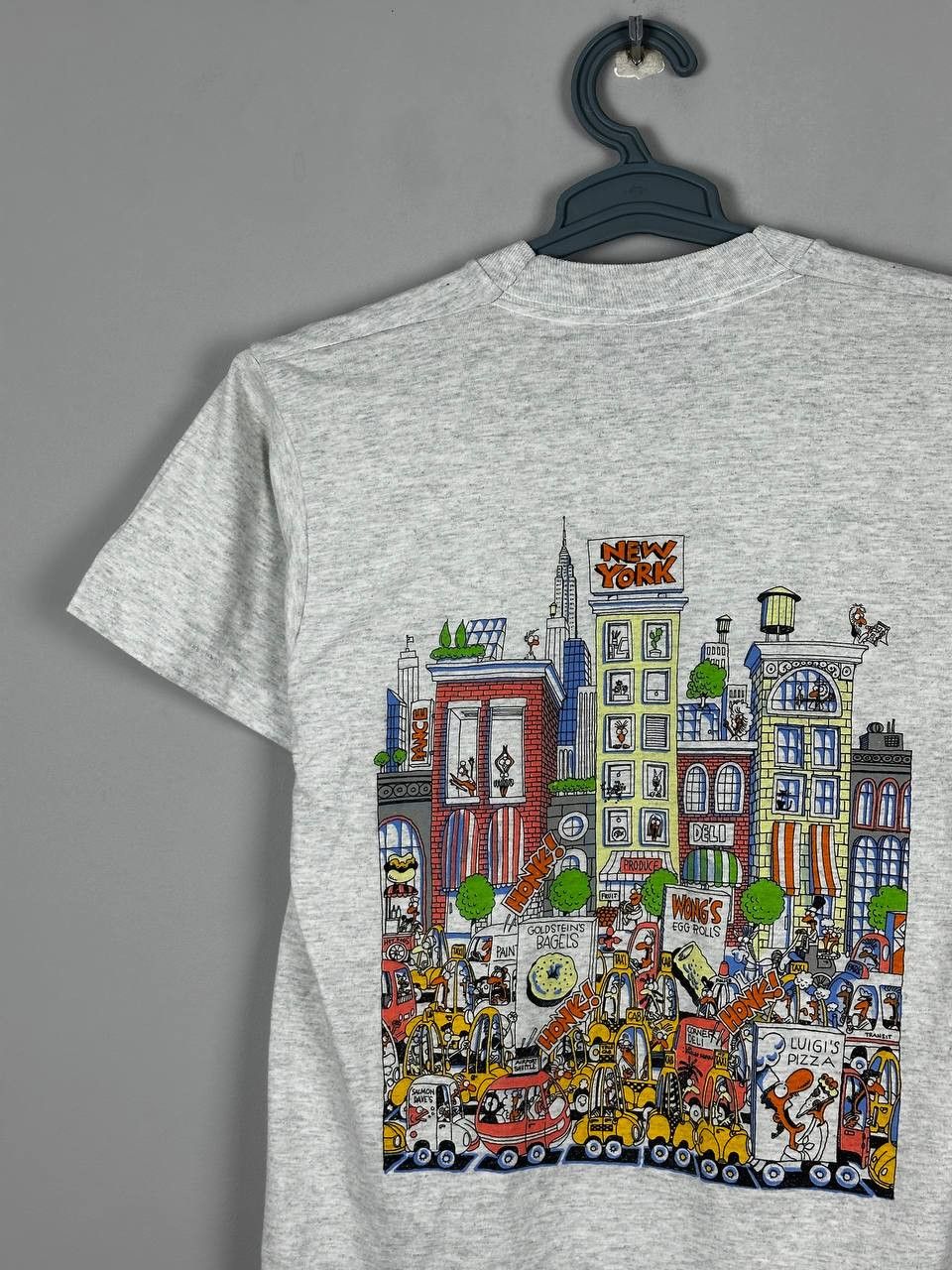 I Love NY Vintage 1991 Love New York City Grey T-Shirt Size US S / EU 44-46 / 1 - 9 Thumbnail