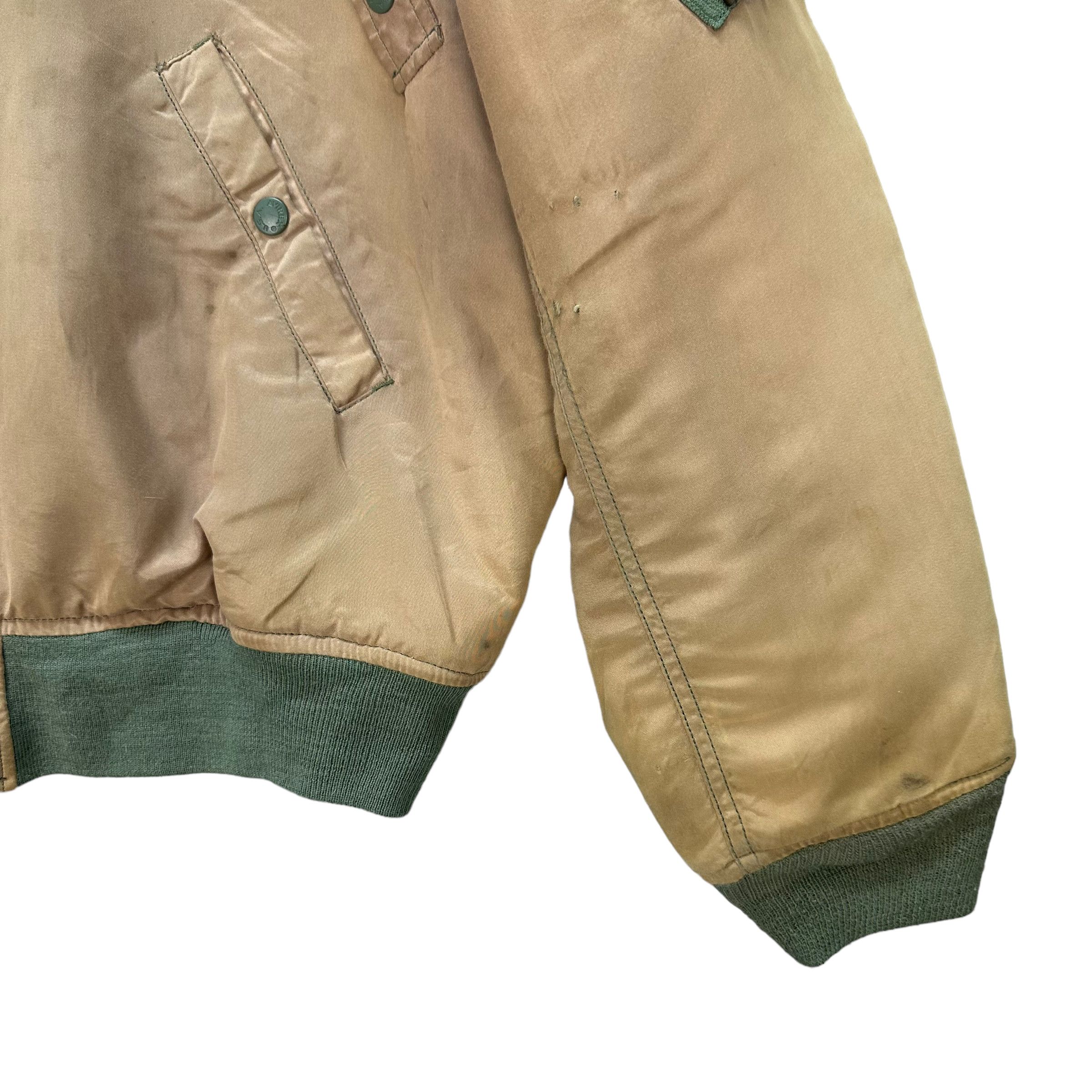 Avirex TRASHED🔥 87's AVIREX TYPE B15 FLIGHT JACKET #7706-166 Size US L / EU 52-54 / 3 - 9 Thumbnail
