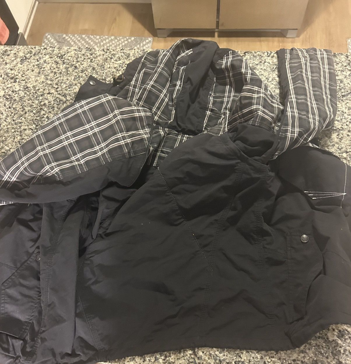 Marithe + Francois Girbaud MARITHE + FRANCOIS GIRBAUD Plaid Vintage Multi Zip Jacket Size US S / EU 44-46 / 1 - 9 Thumbnail