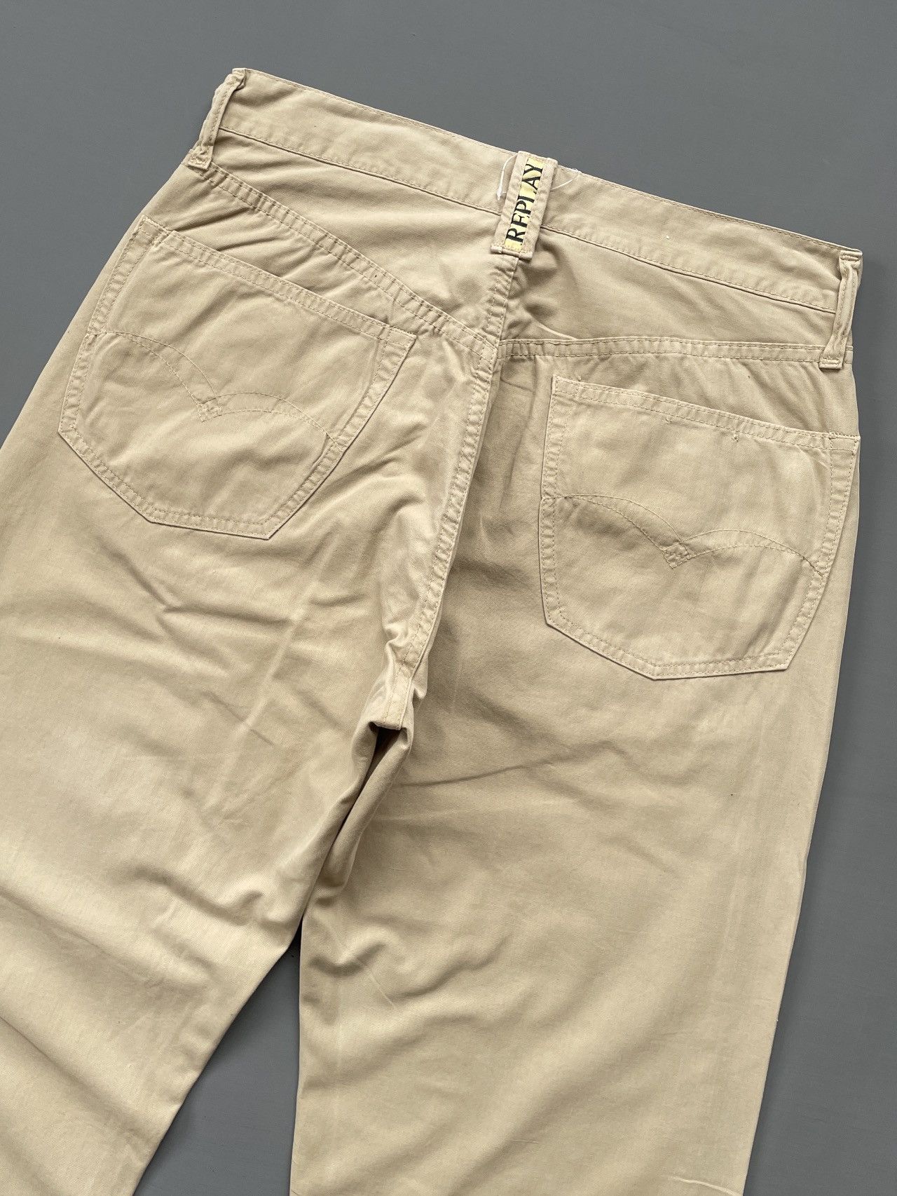 Designer × Replay Replay Regular Pants (P120) Size US 30 / EU 46 - 4 Thumbnail
