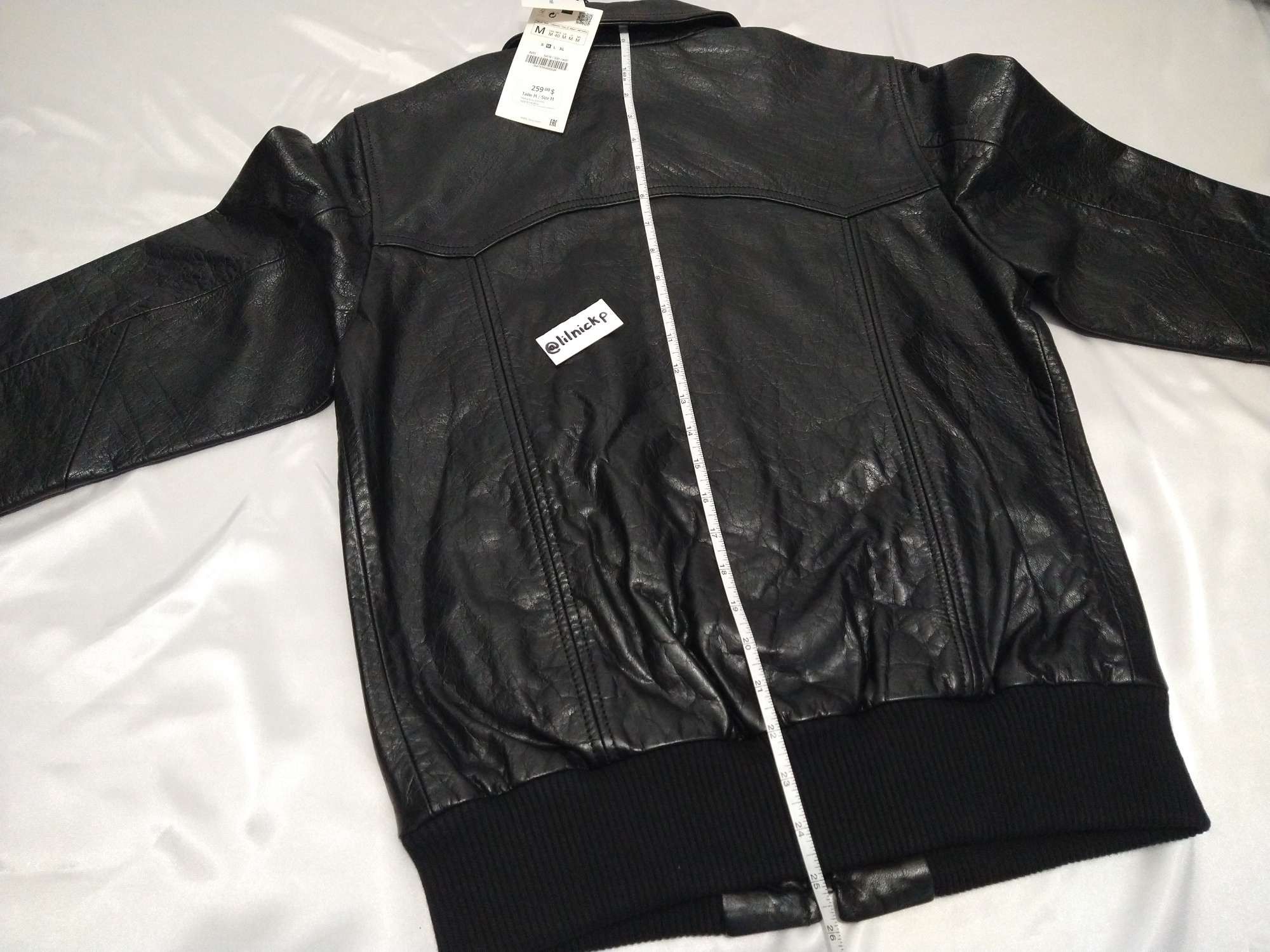 Zara BUFFALO LEATHER JACKET Size US M / EU 48-50 / 2 - 7 Thumbnail