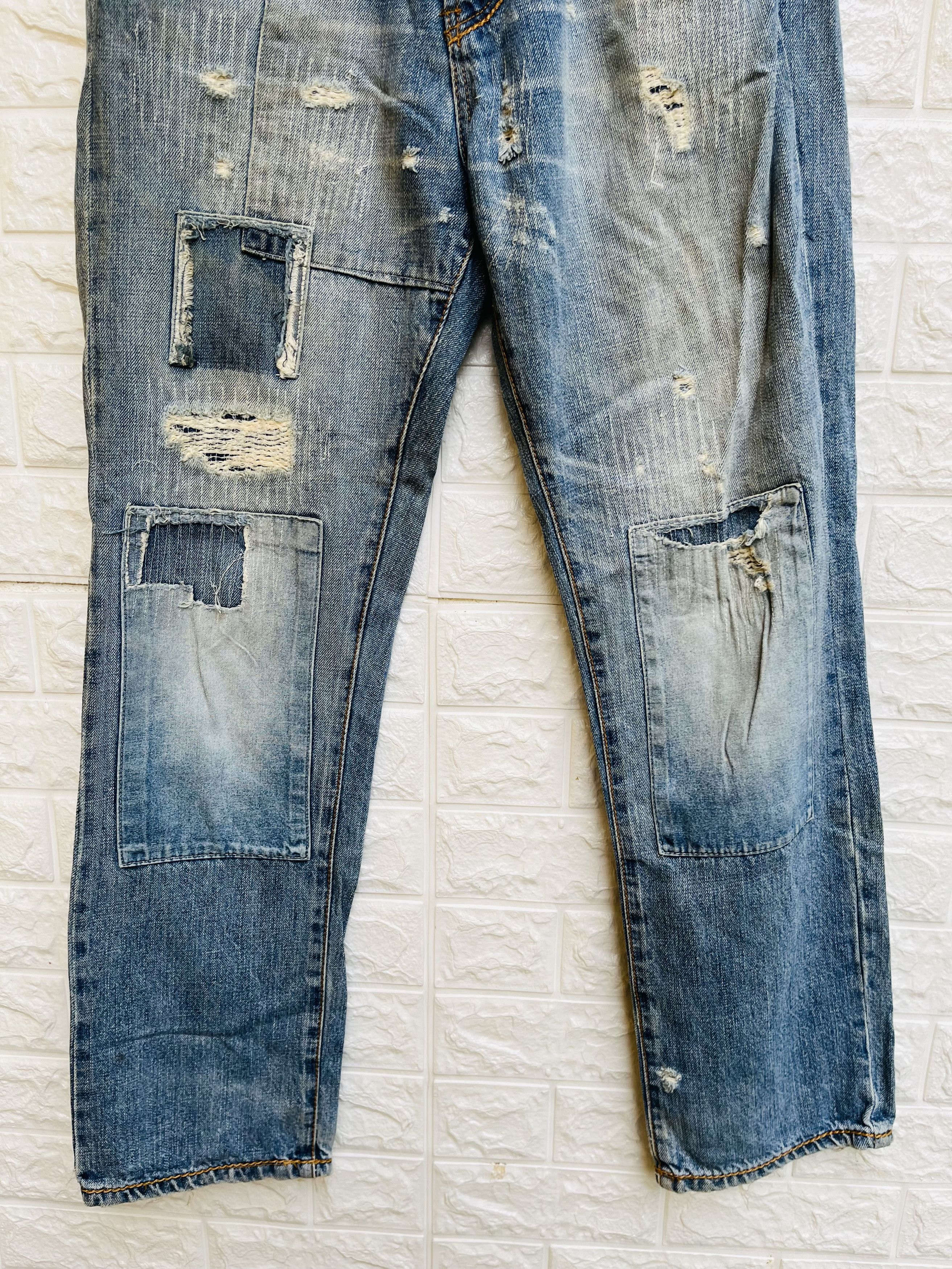 Japanese Brand × Vintage Vintage Nero Distressed Japanese Designer Fashion Style Size US 30 / EU 46 - 4 Thumbnail